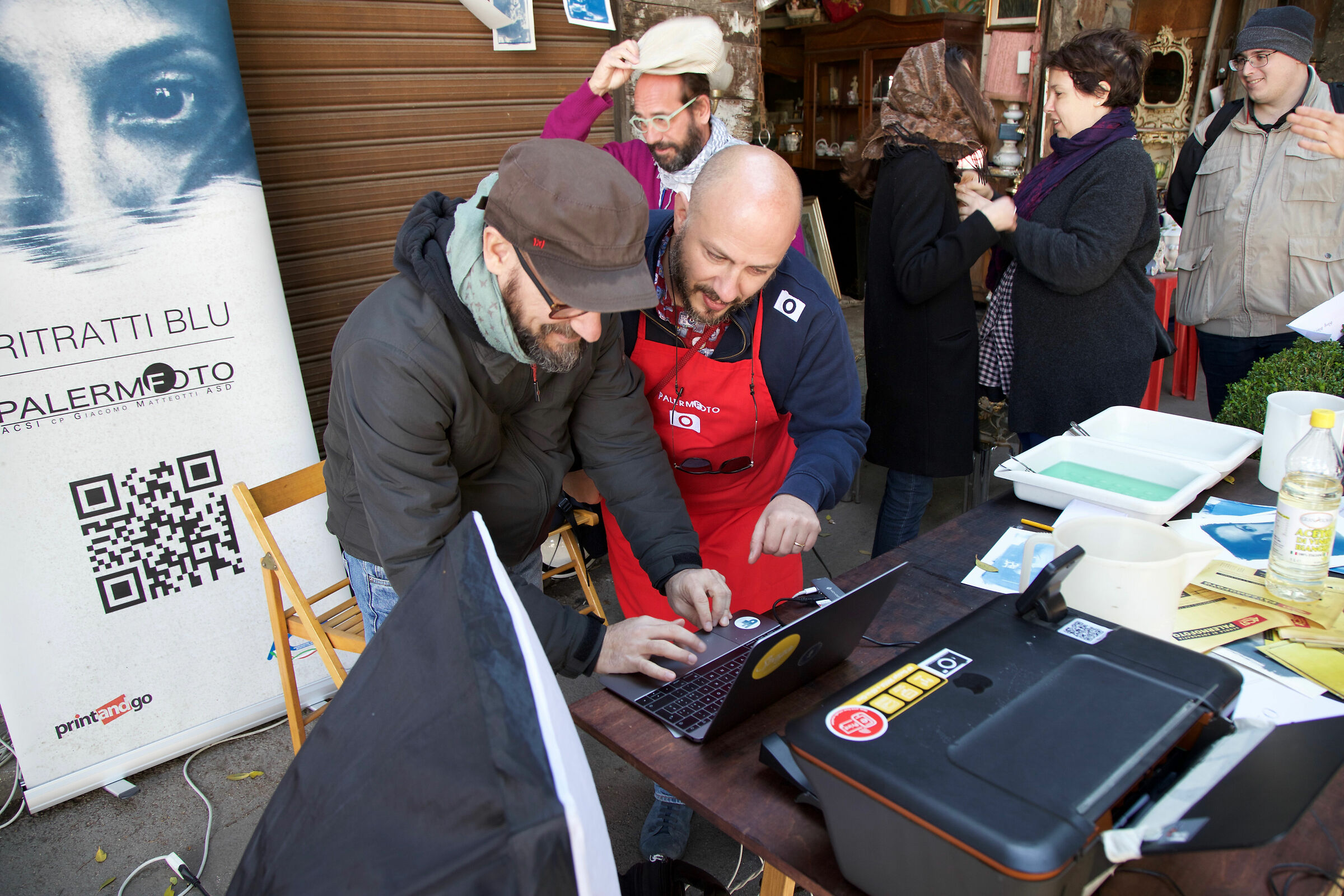 Preparazione delle cianografie