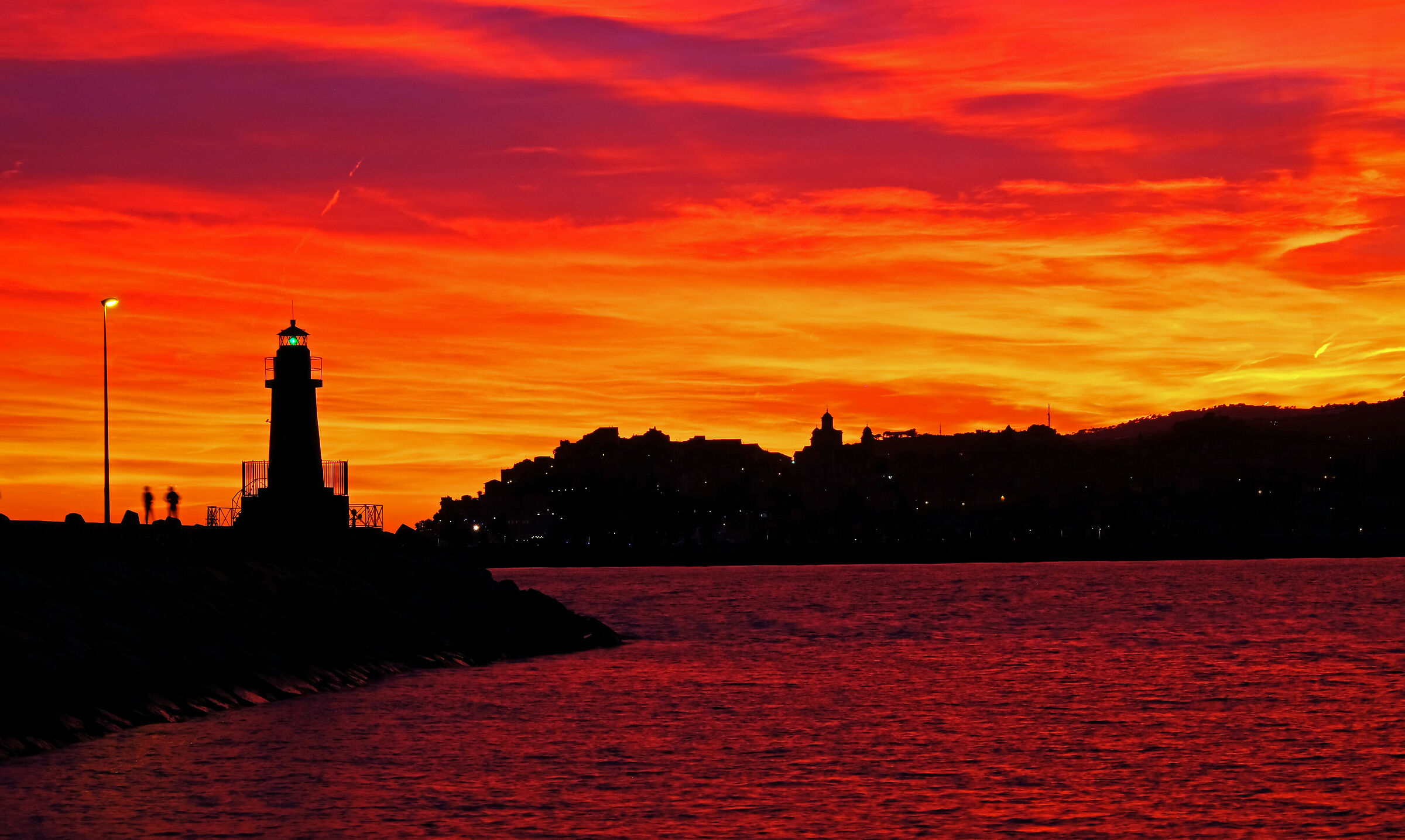 The Magic of a Fiery Sunset