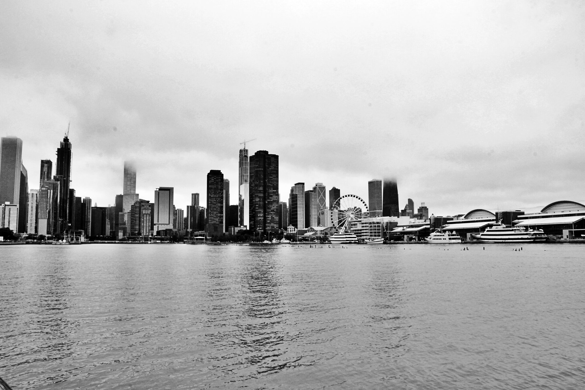 View from Lake Michigan