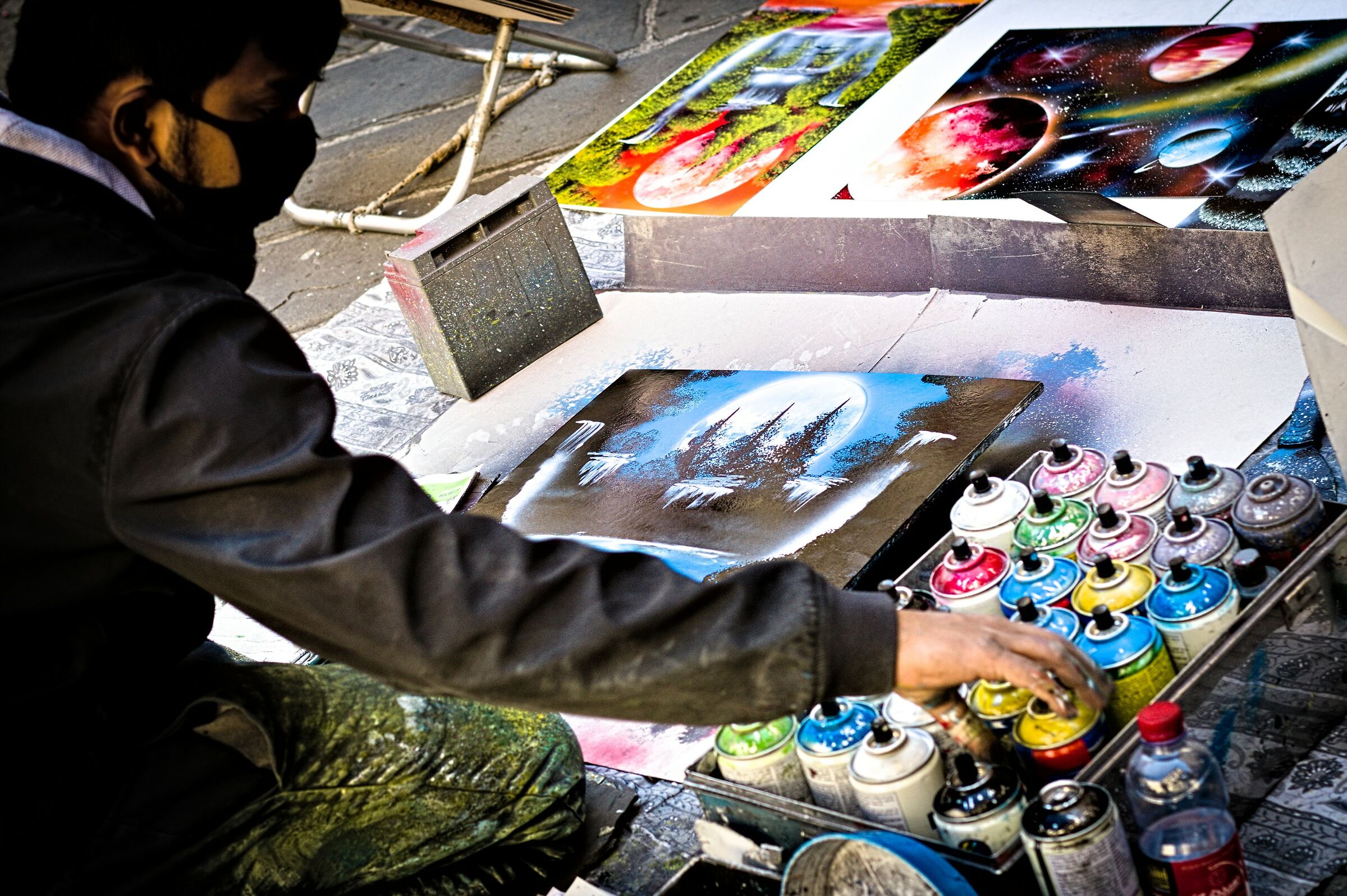 Spray Paint Art in quel di Genova