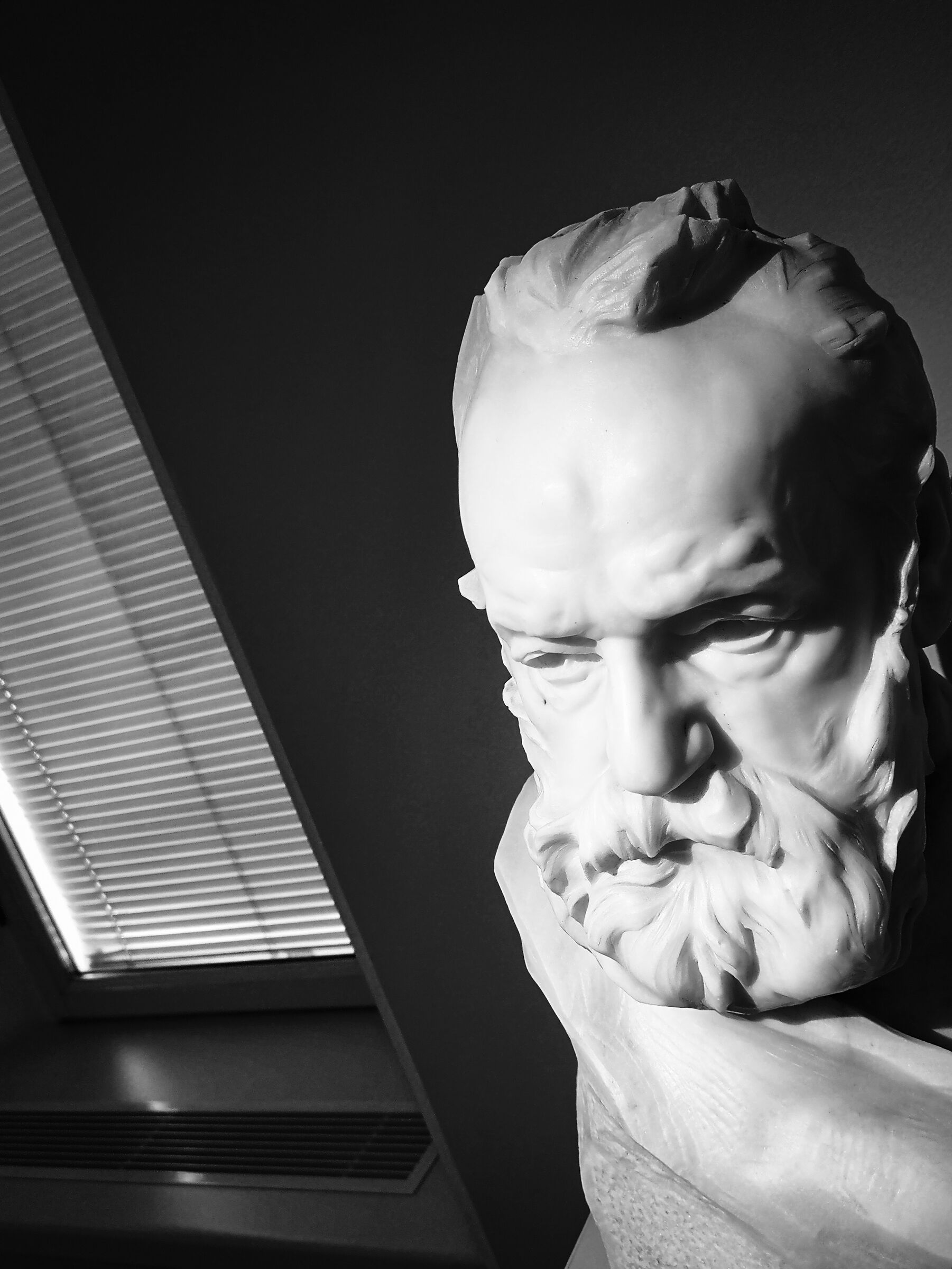 Victor Hugo di Rodin mani