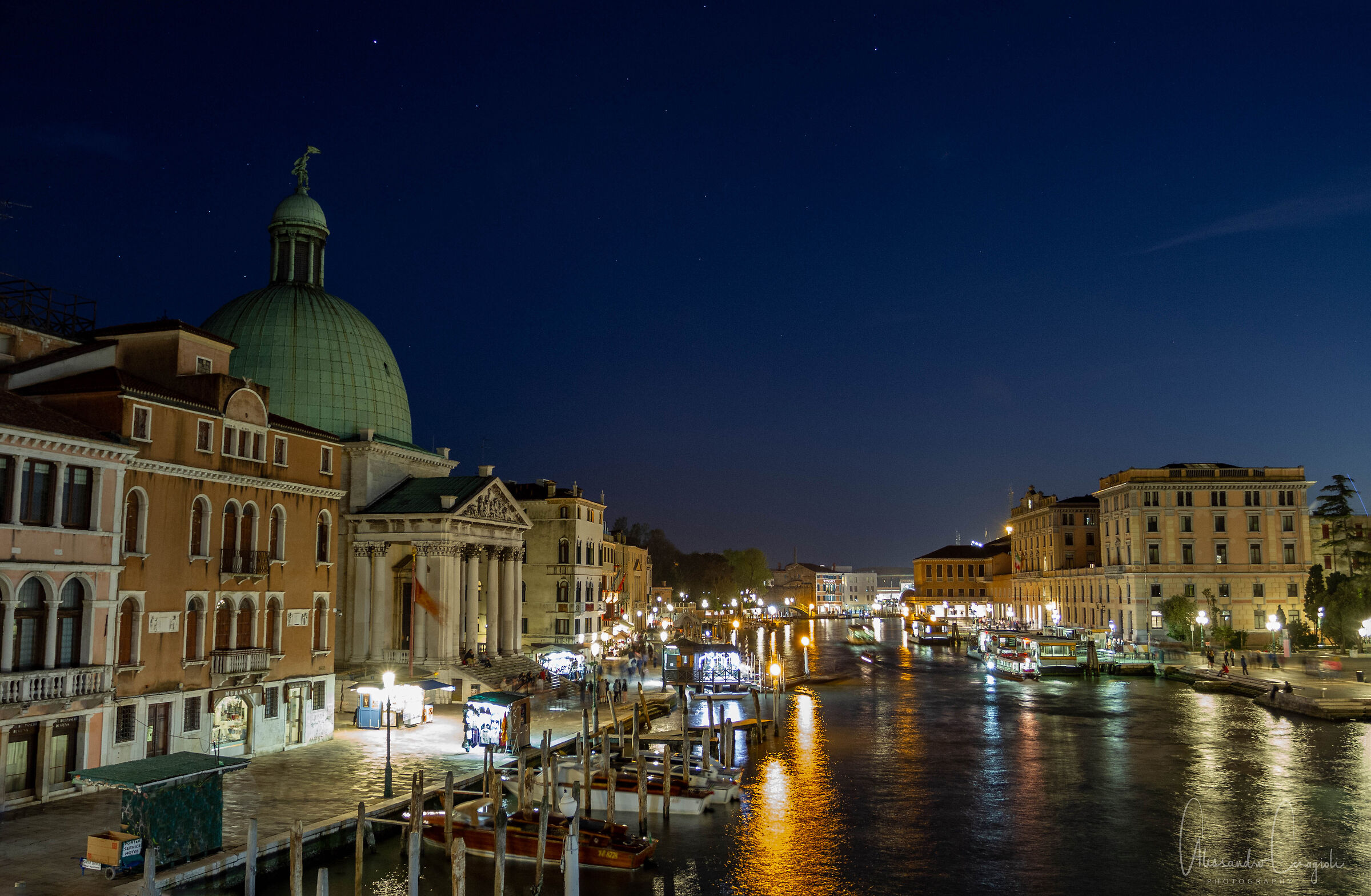 Venice on the far of the evening