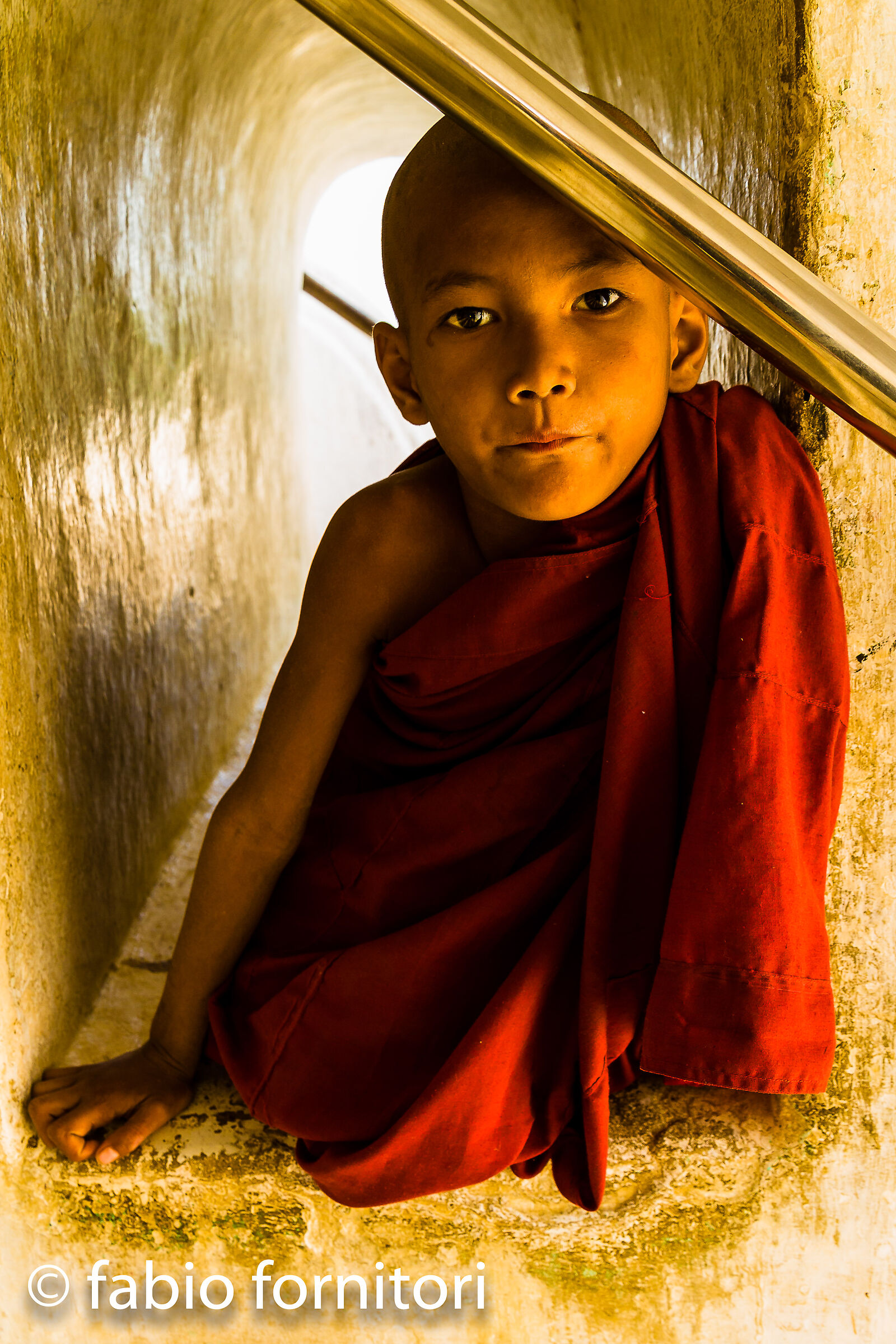 Mingun Young monk, Myanmar, 2009