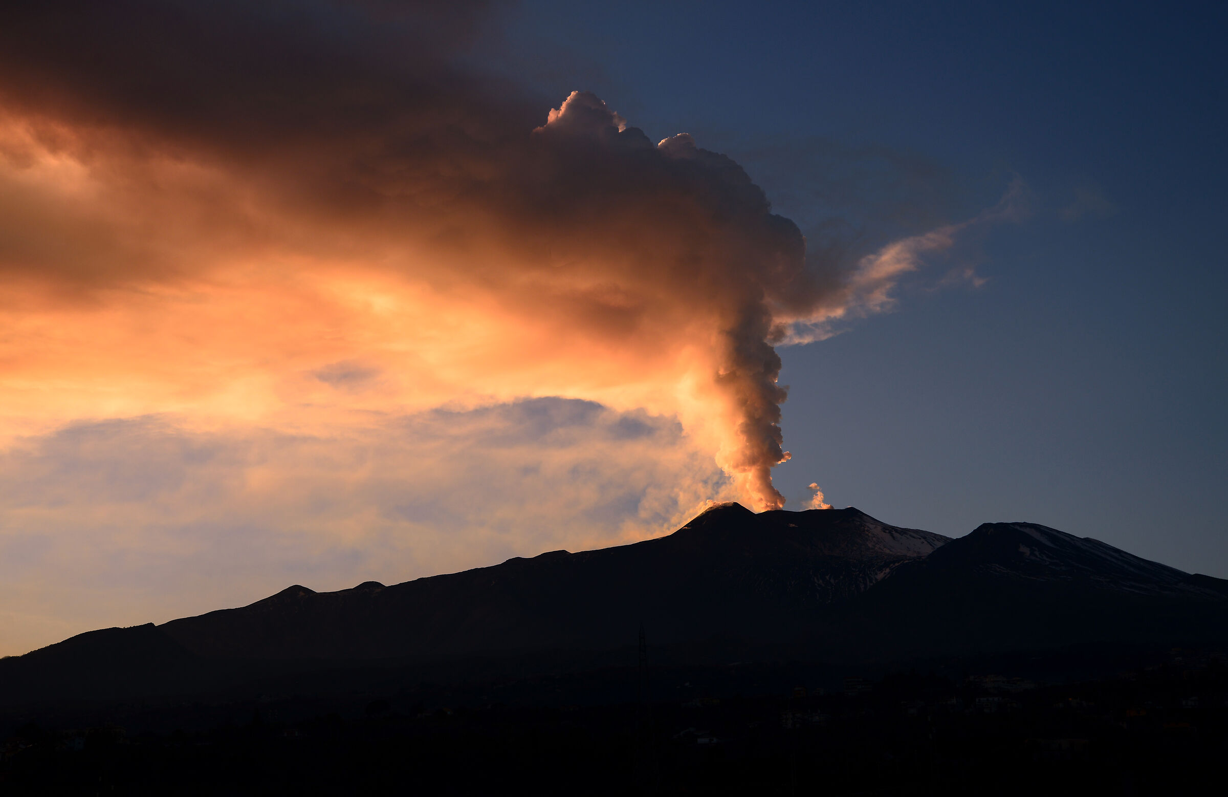 When Etna was smoking.