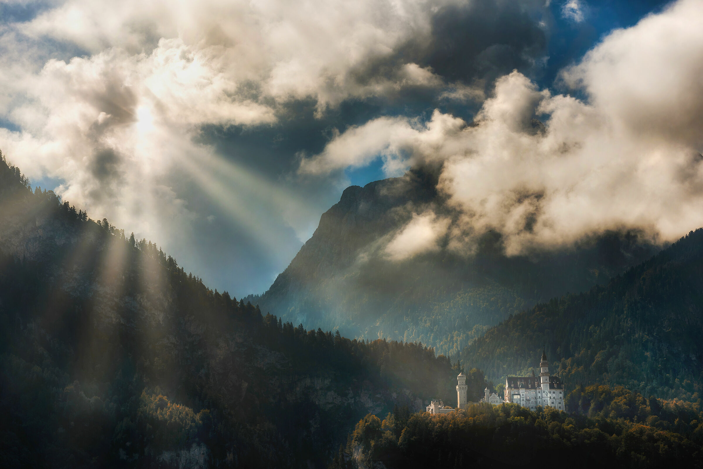 Sunbeams on the Castle
