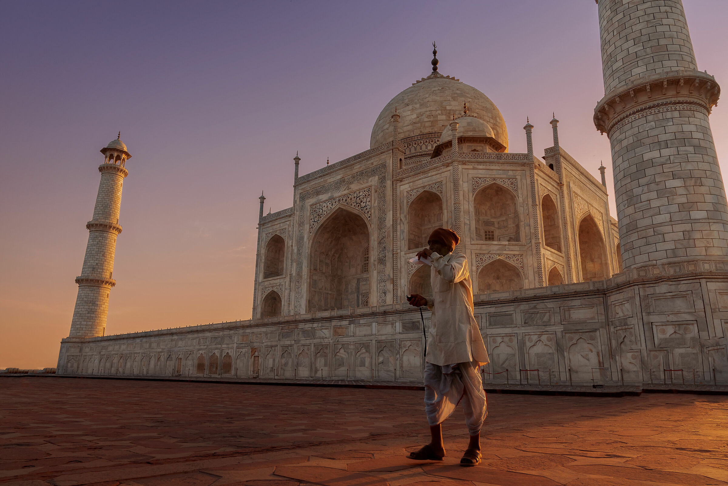 Taj Mahal at dawn