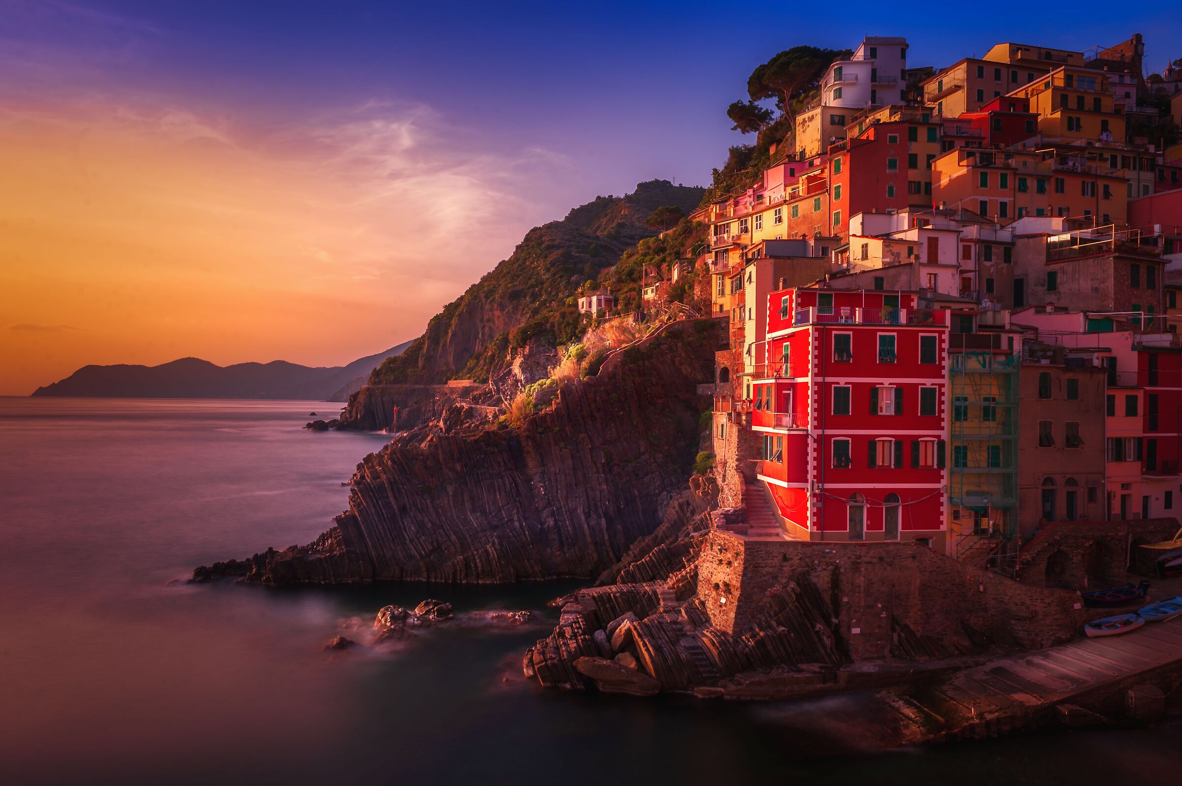 Sunset in Riomaggiore....