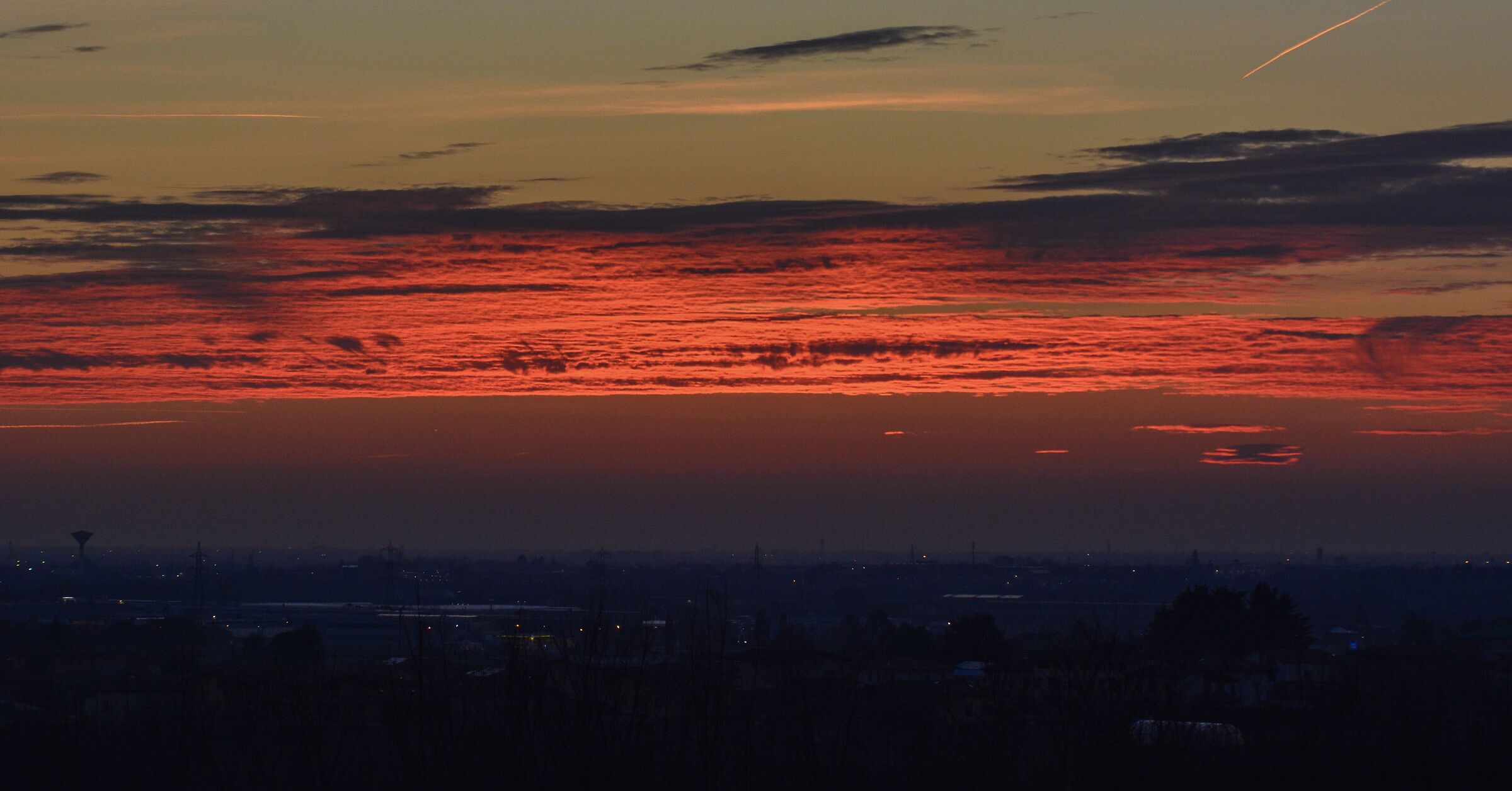 Sunset in Franciacorta