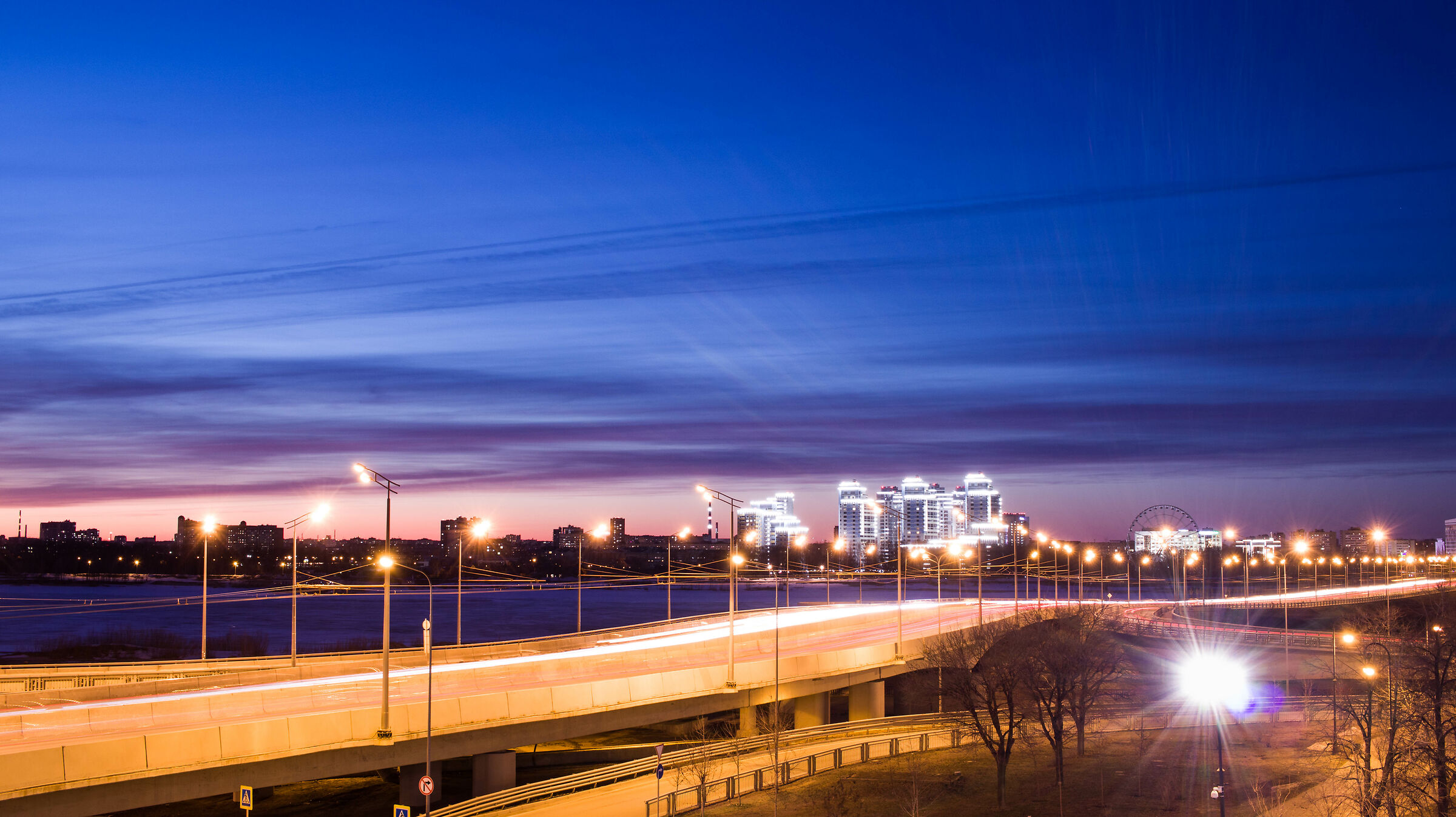 View from the Kremlin-Night