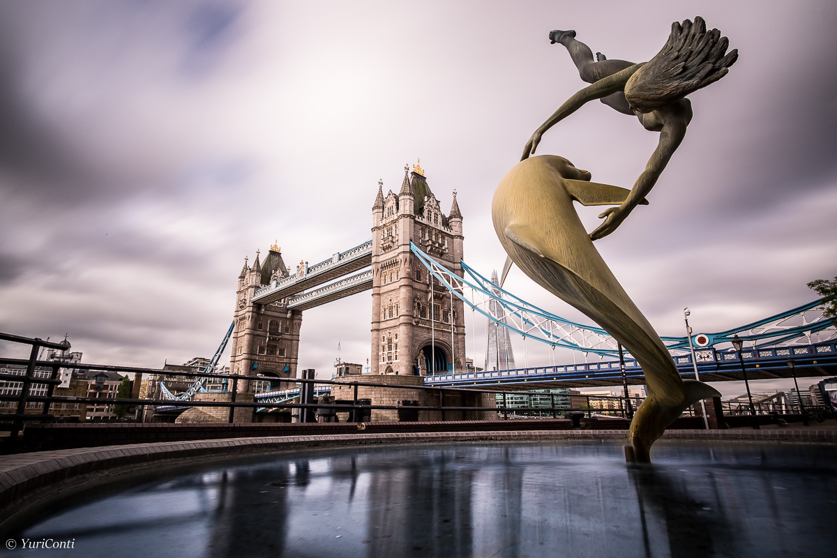 Girl with a Dolphin Fountain