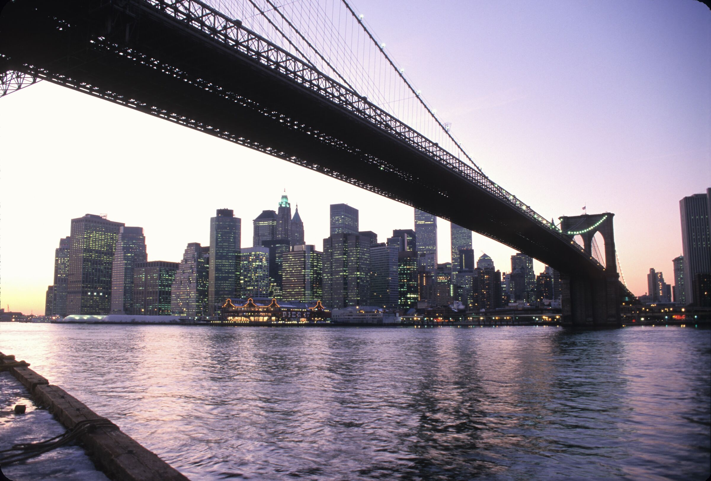 NYC skyline february 2001