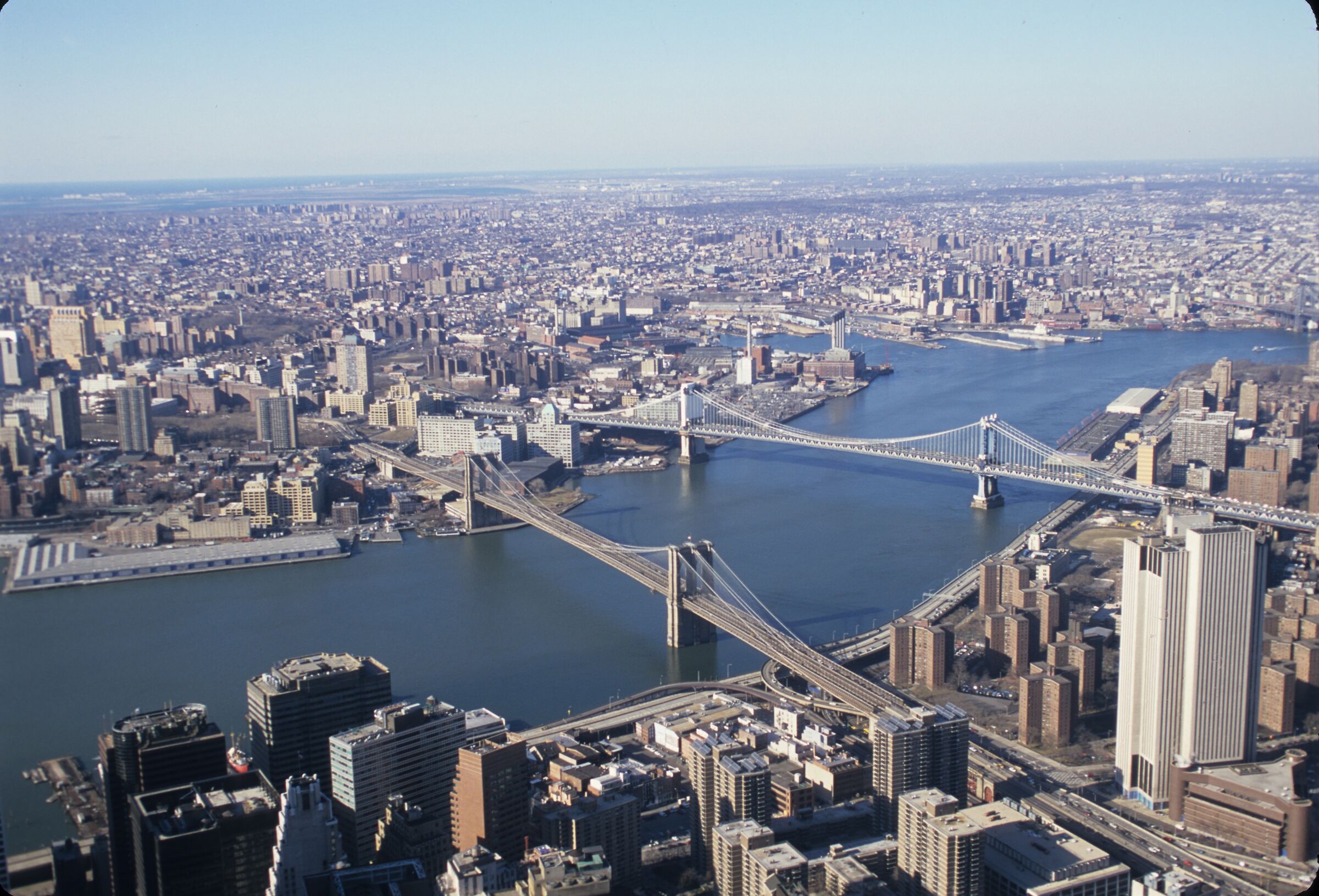 Brooklyn from WTC south tower february 2001