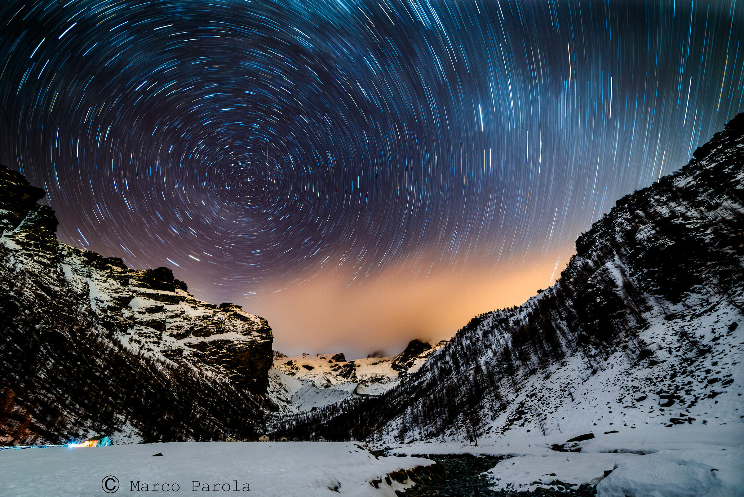 Rotazione terrestre 2 (Scatto singolo da 25 Minuti)