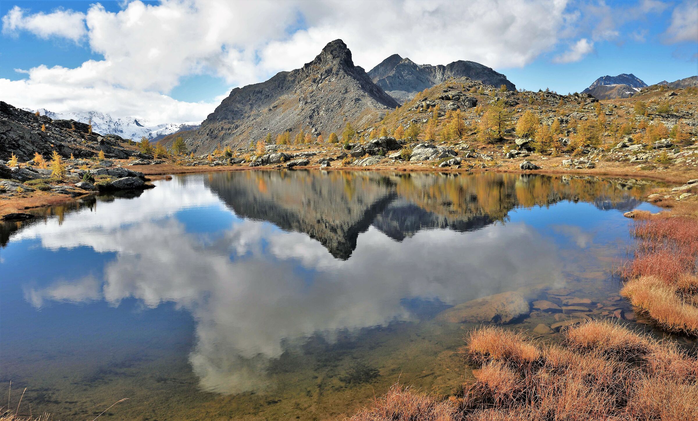 Lake at the Col de La Croix