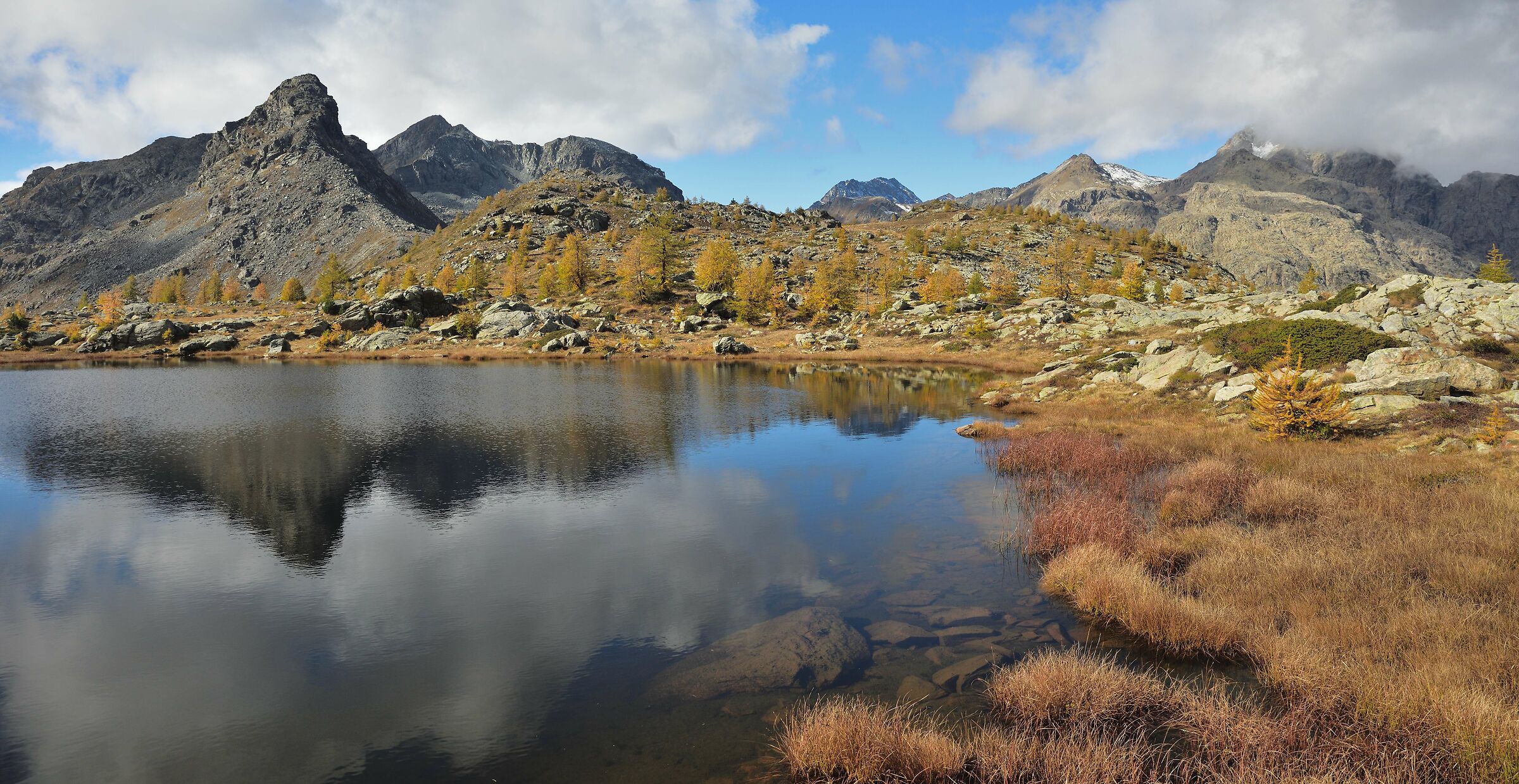 Lake at the Col de La Croix