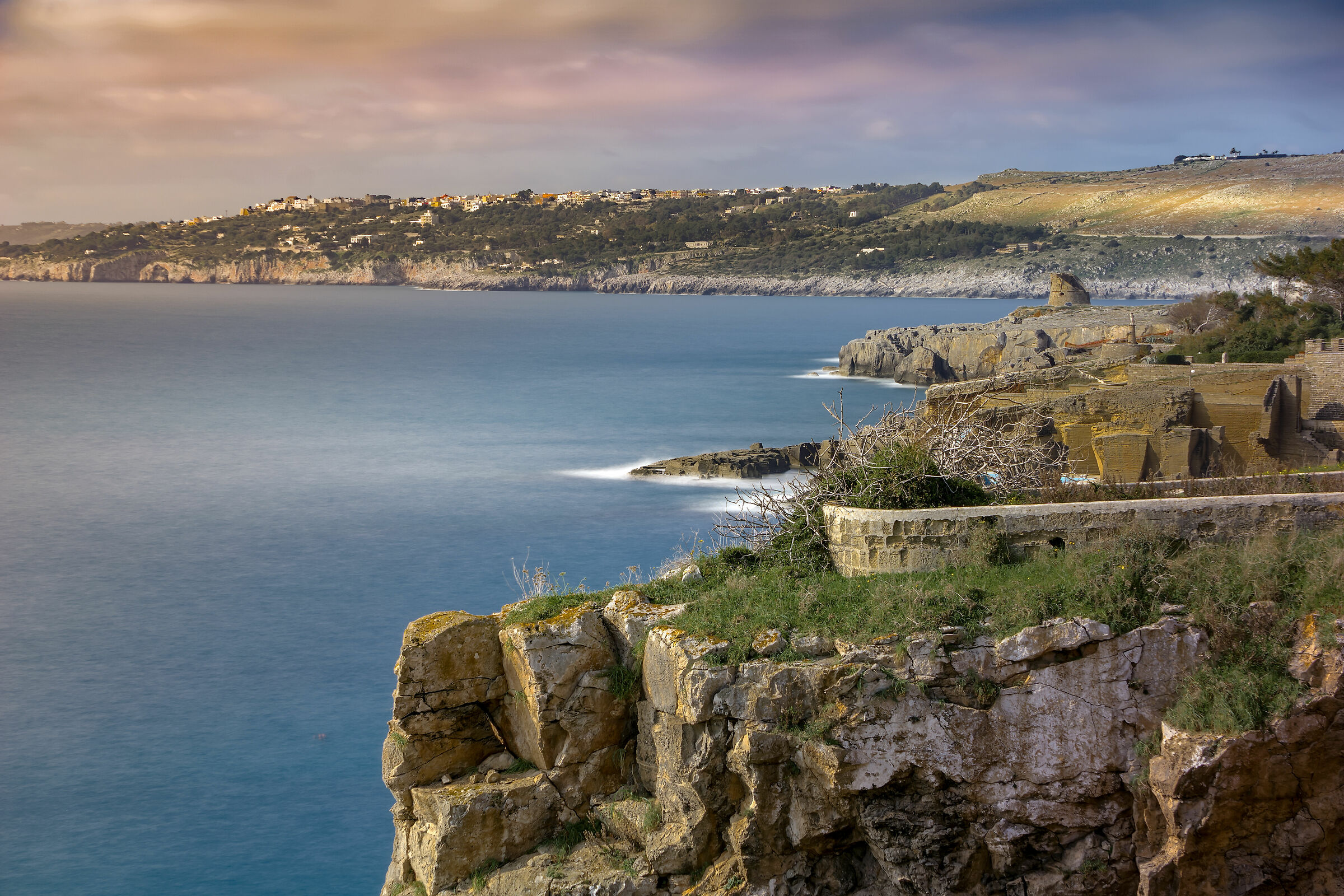 Some of the coast of the Salento peninsula
