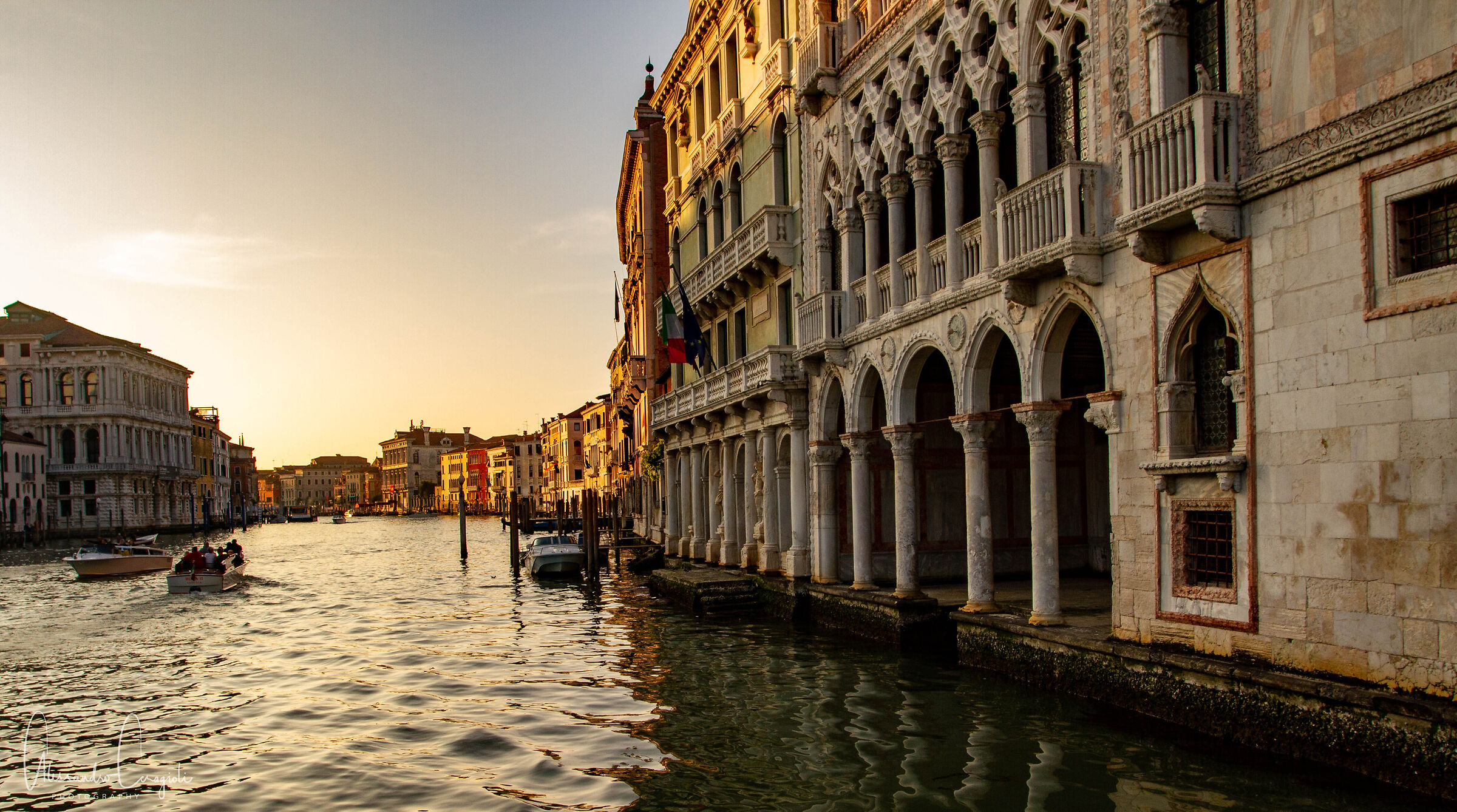 On the far of the evening