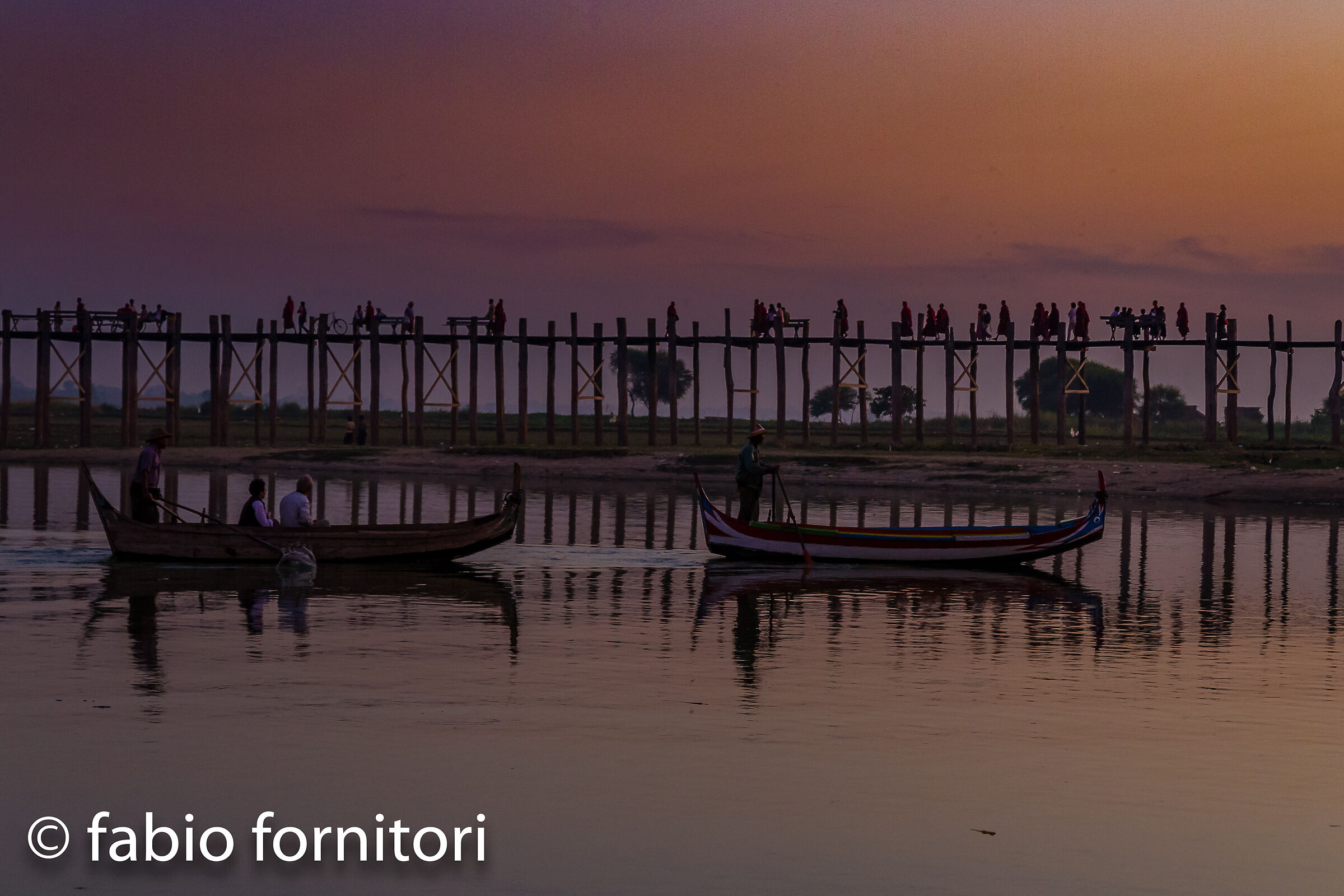 Mandalay U Bein bridge, Myanmar, 2009