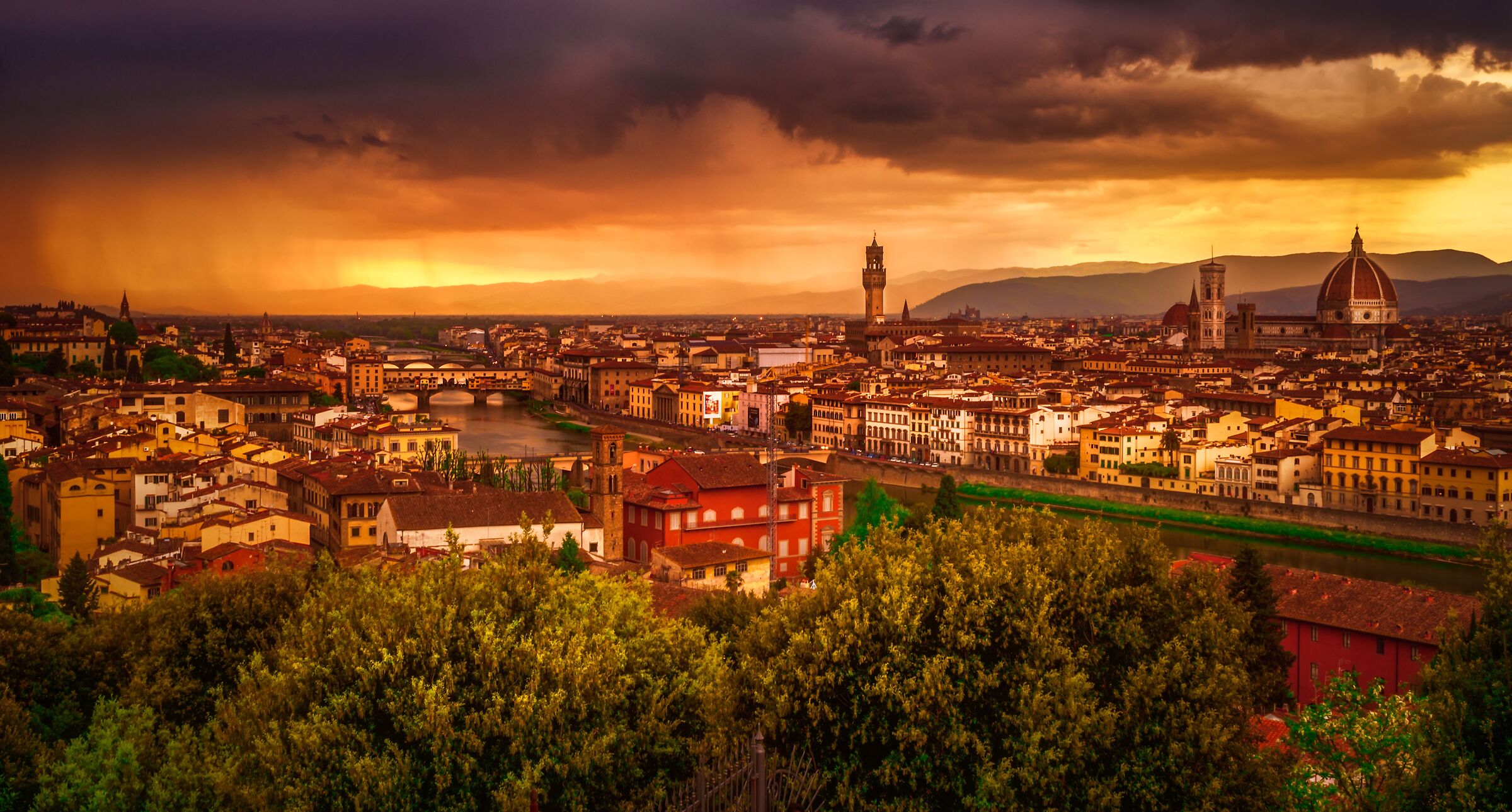 Sunset in Florence