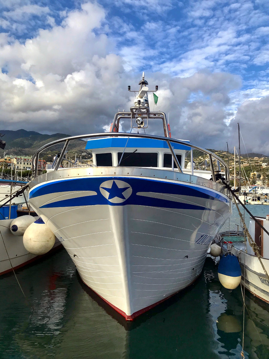Bianco e azzurro_Porto di Sanremo