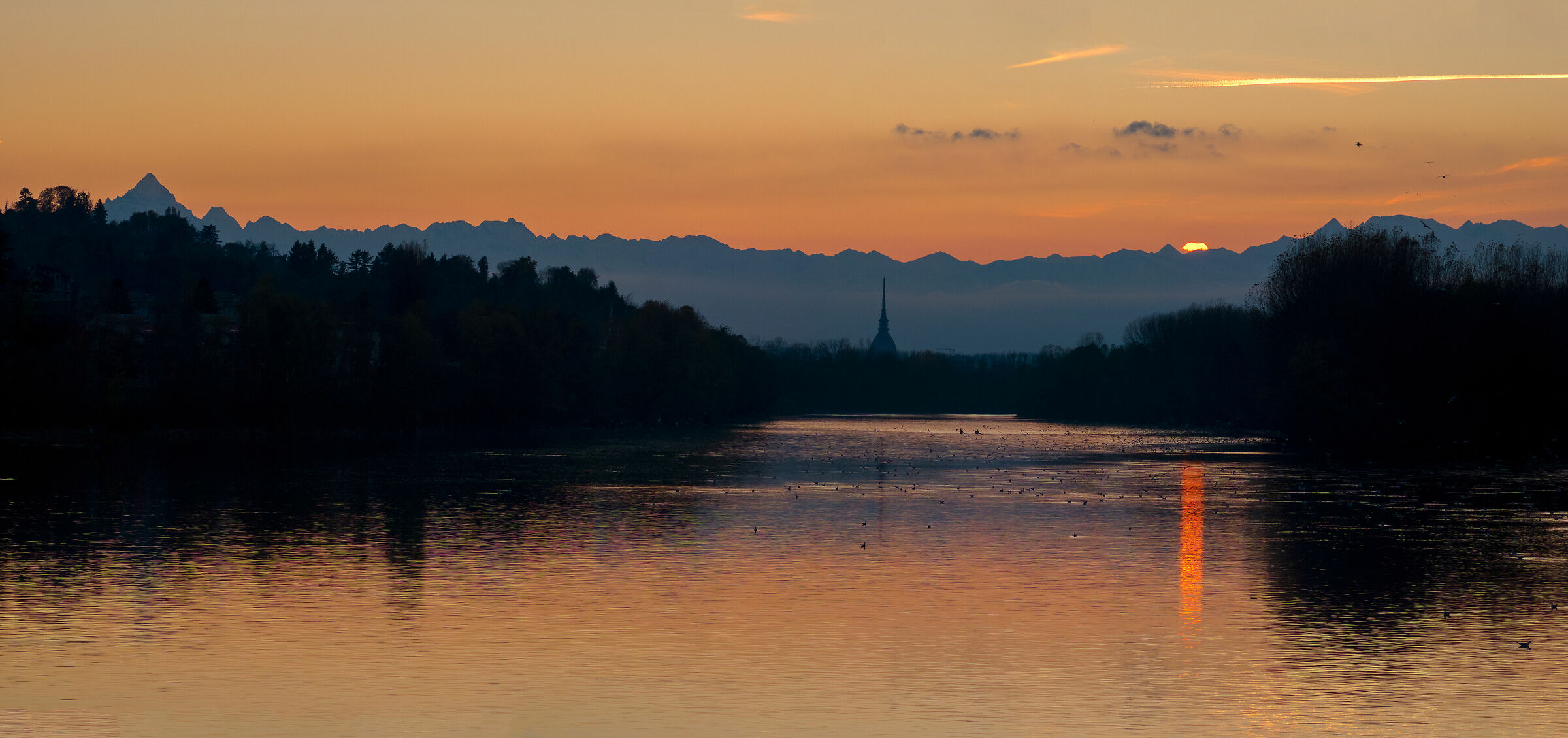 Mole Antonelliana and Monviso