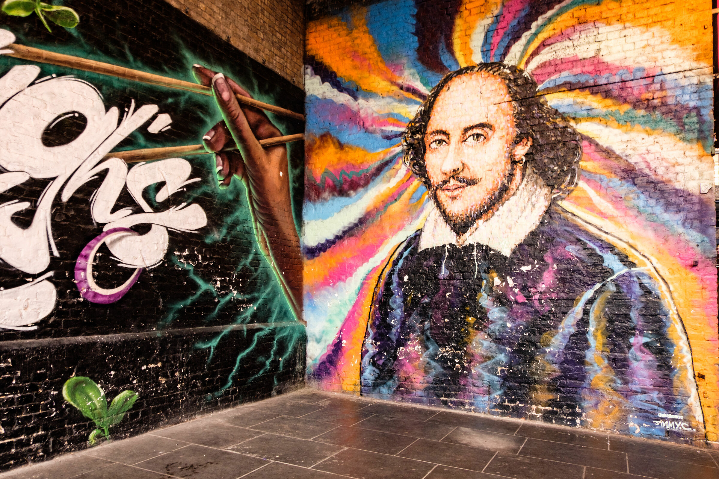 Murals in Borough Market