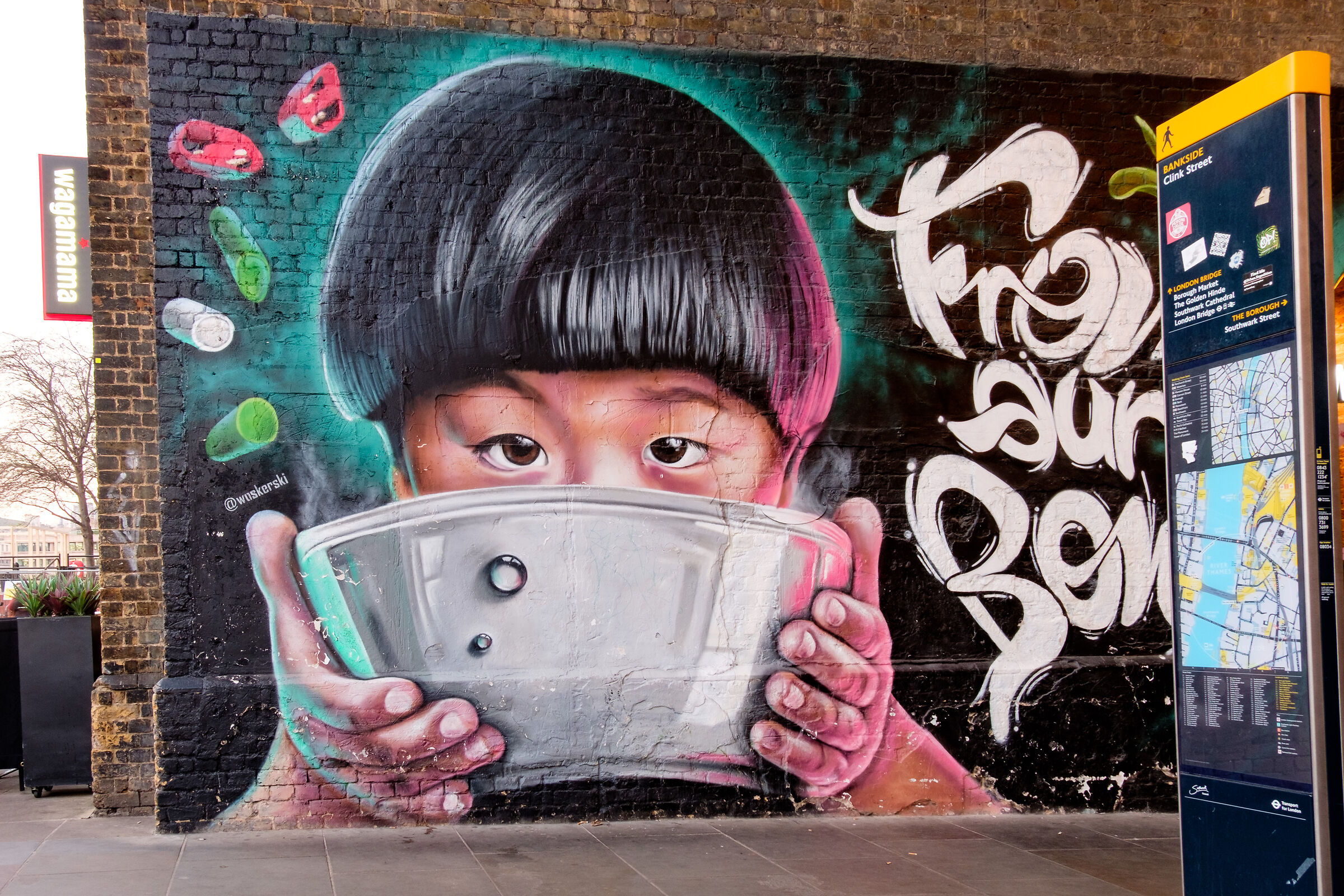 Murals in Borough Market