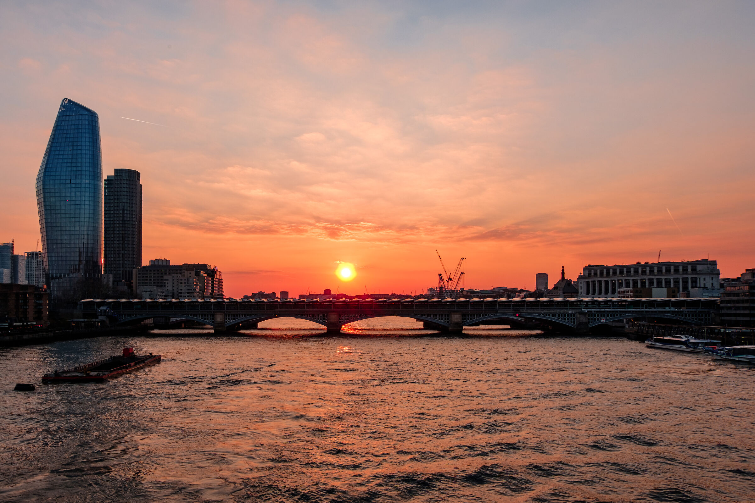 Sunset from Millennium Bridge
