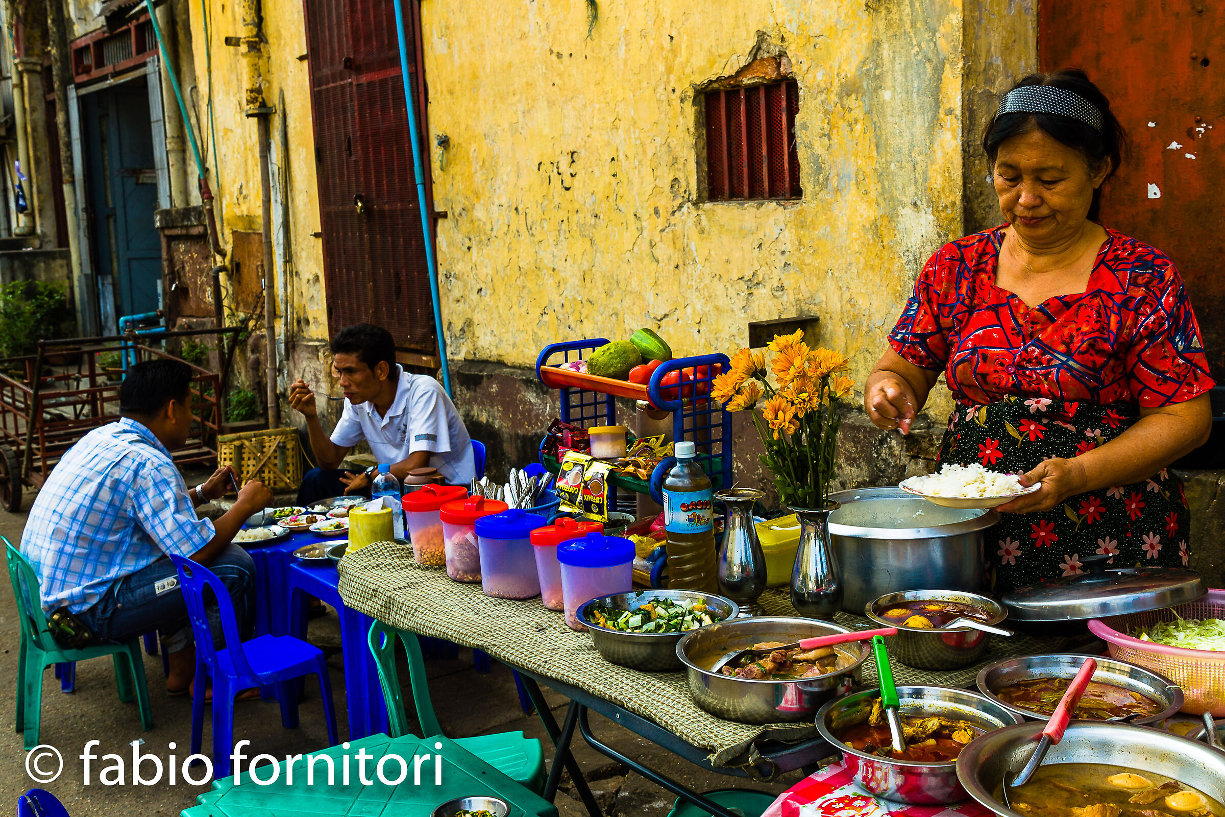 Yangoon Street Restaurant , Myanmar, 2009