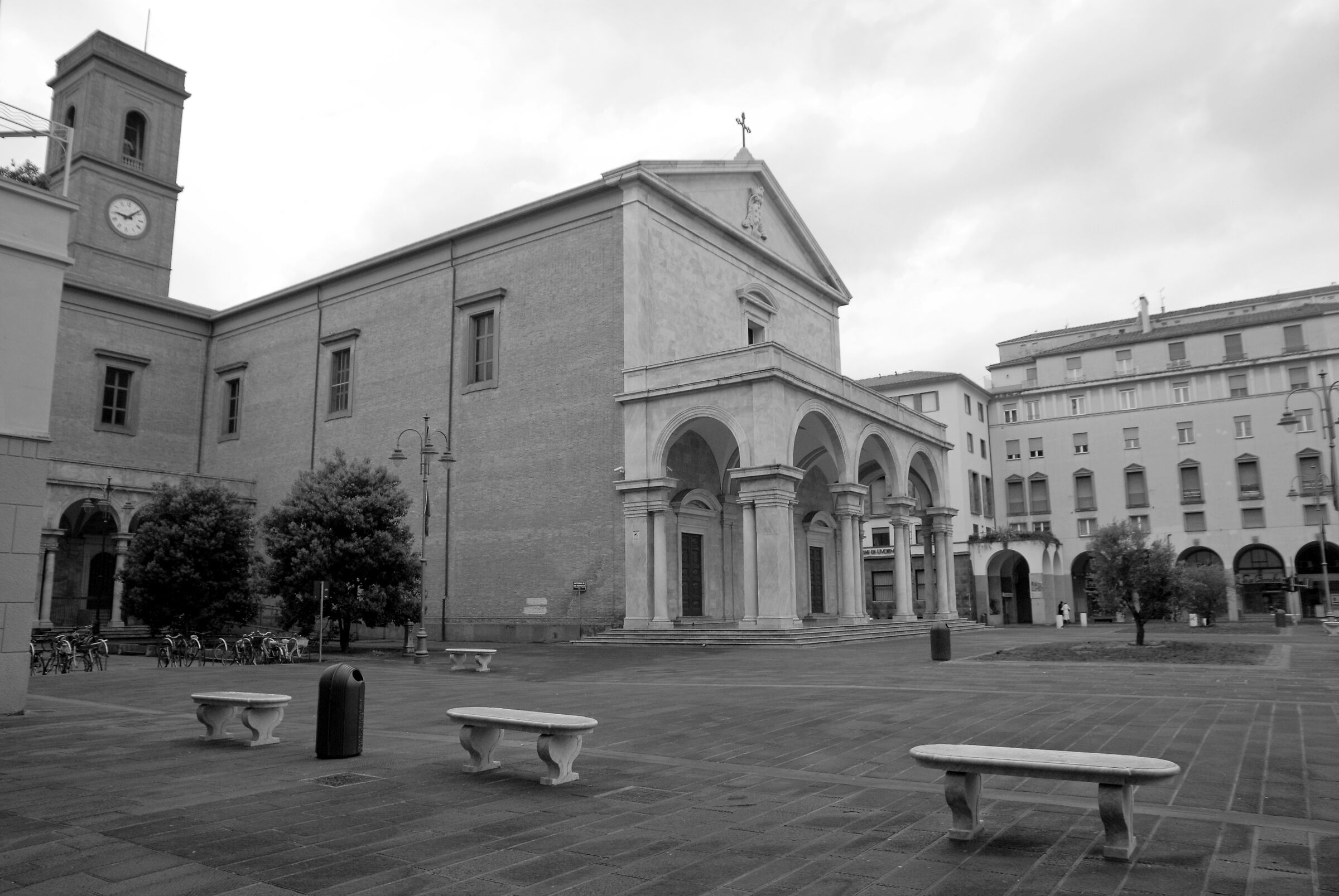 Il Duomo di Livorno-rainy day