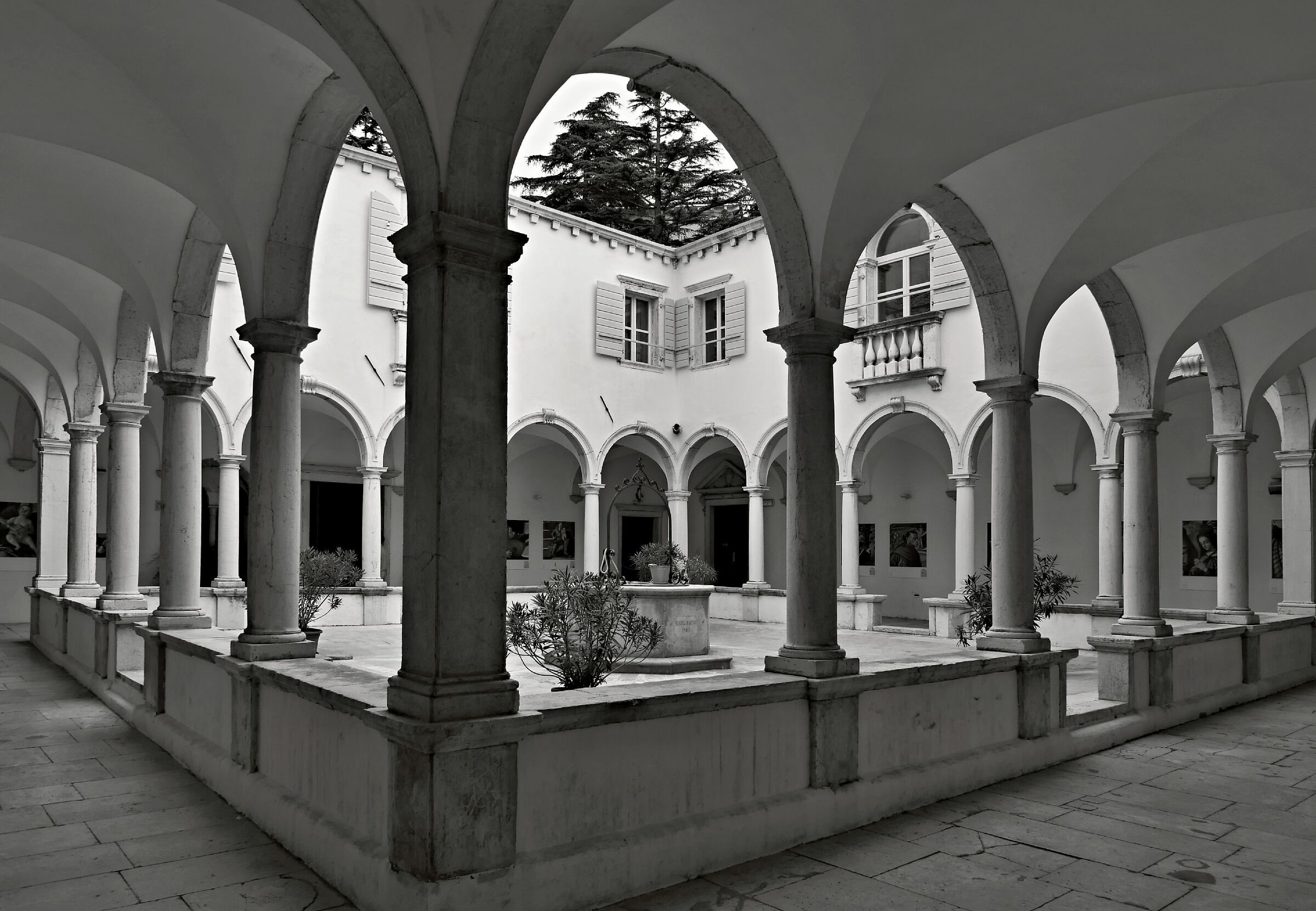 Monastic Courtyard