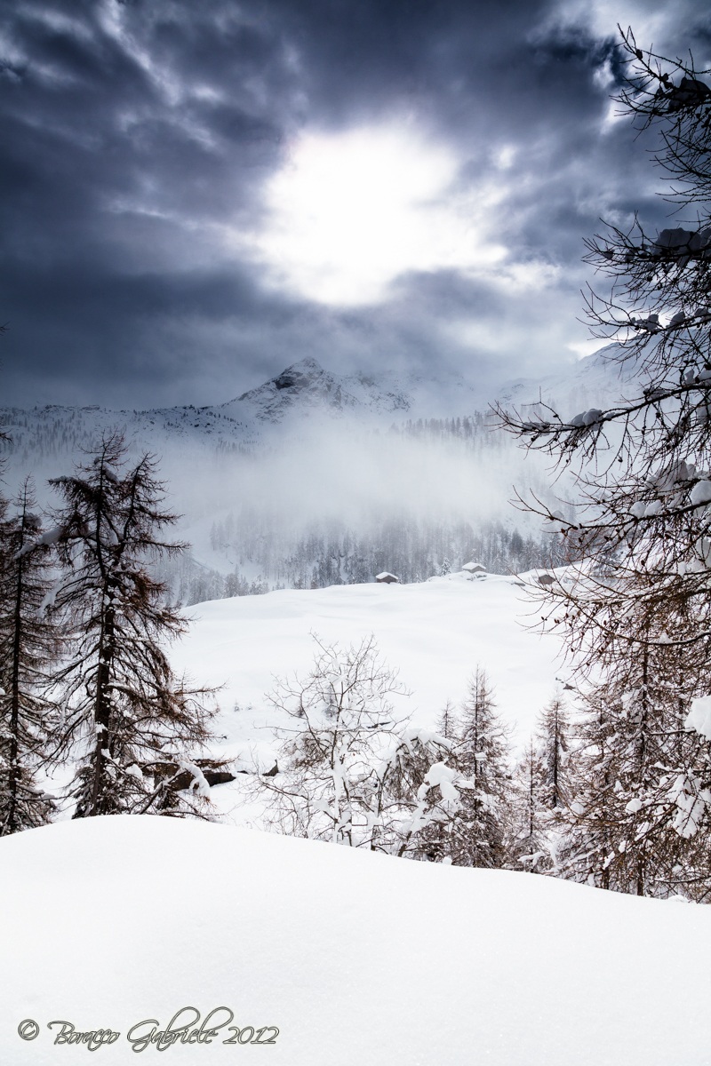 Squarcio tra le nubi