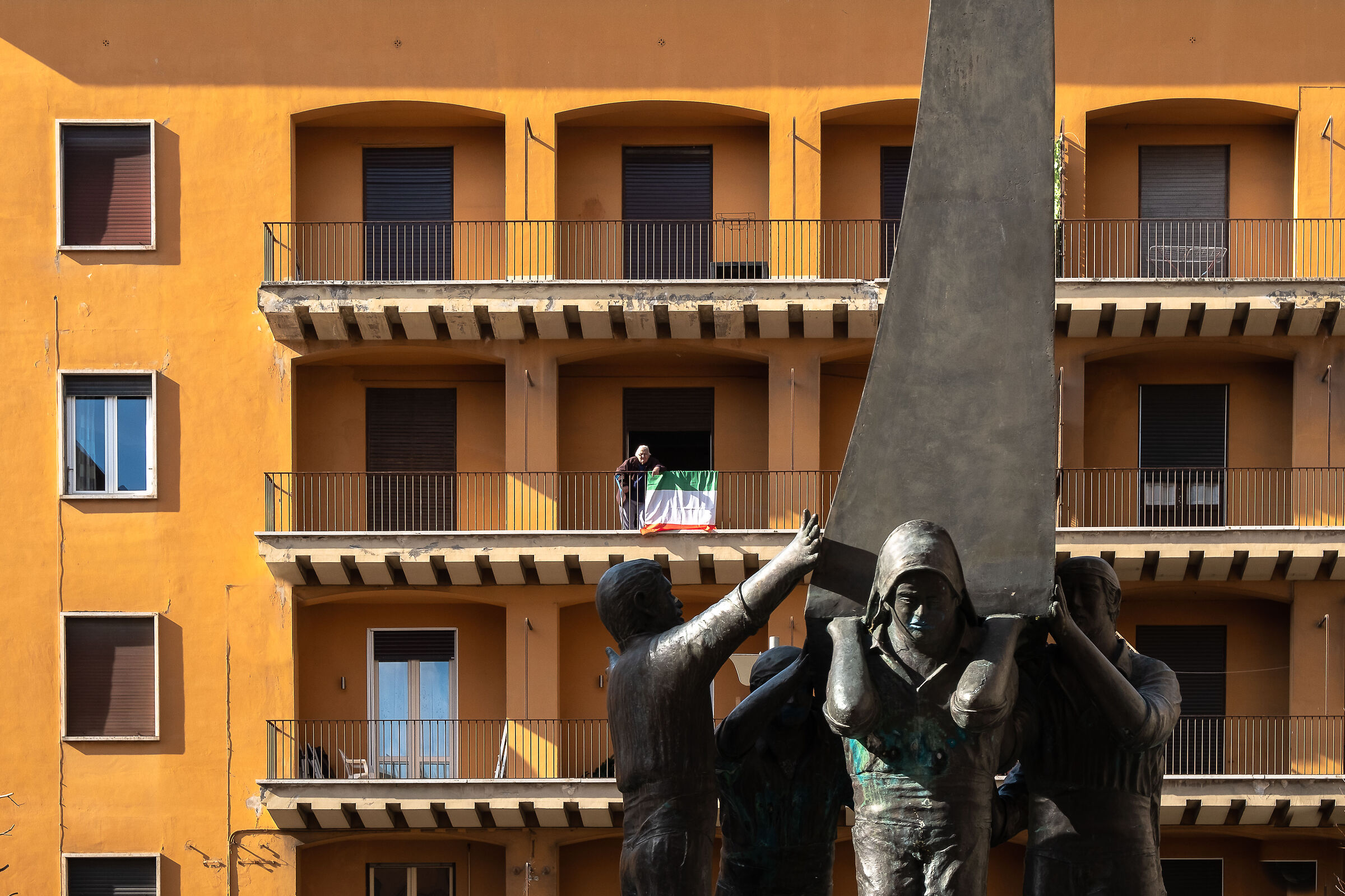 Viterbo, monumento Facchini di Santa Rosa