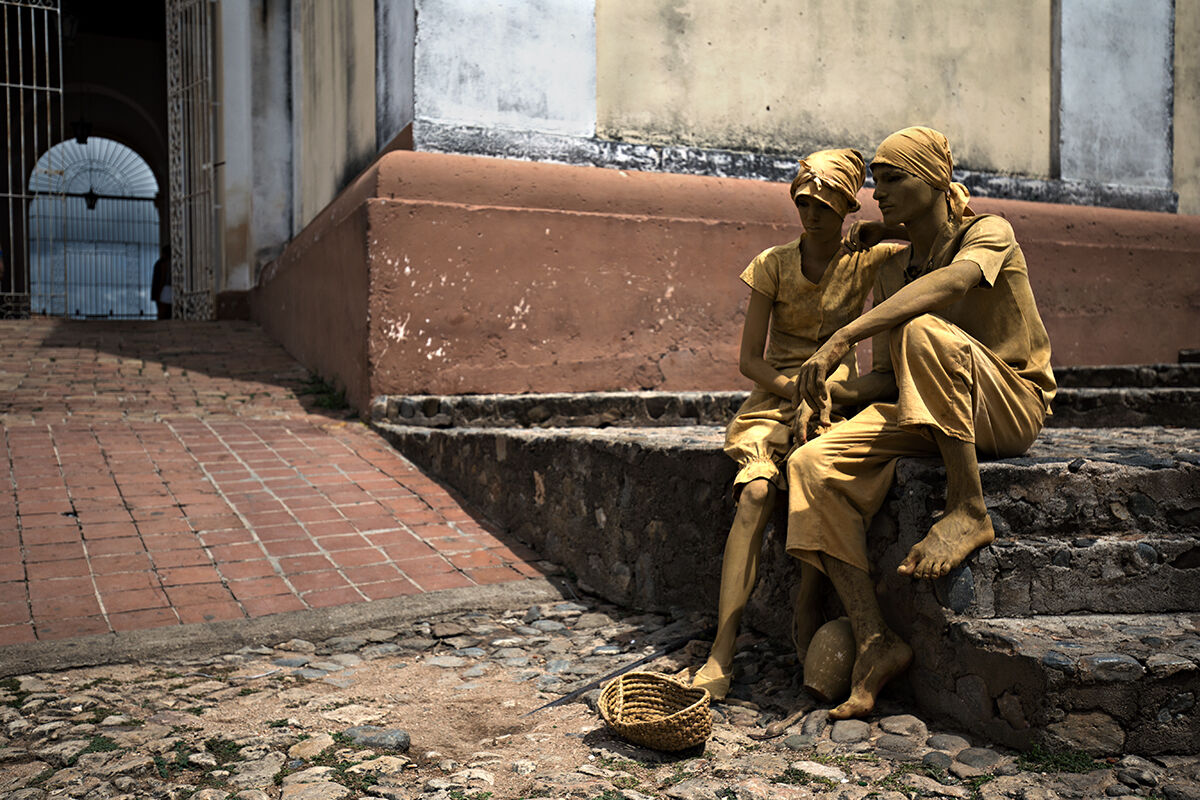 Artisti di strada, Trinidad, Cuba.