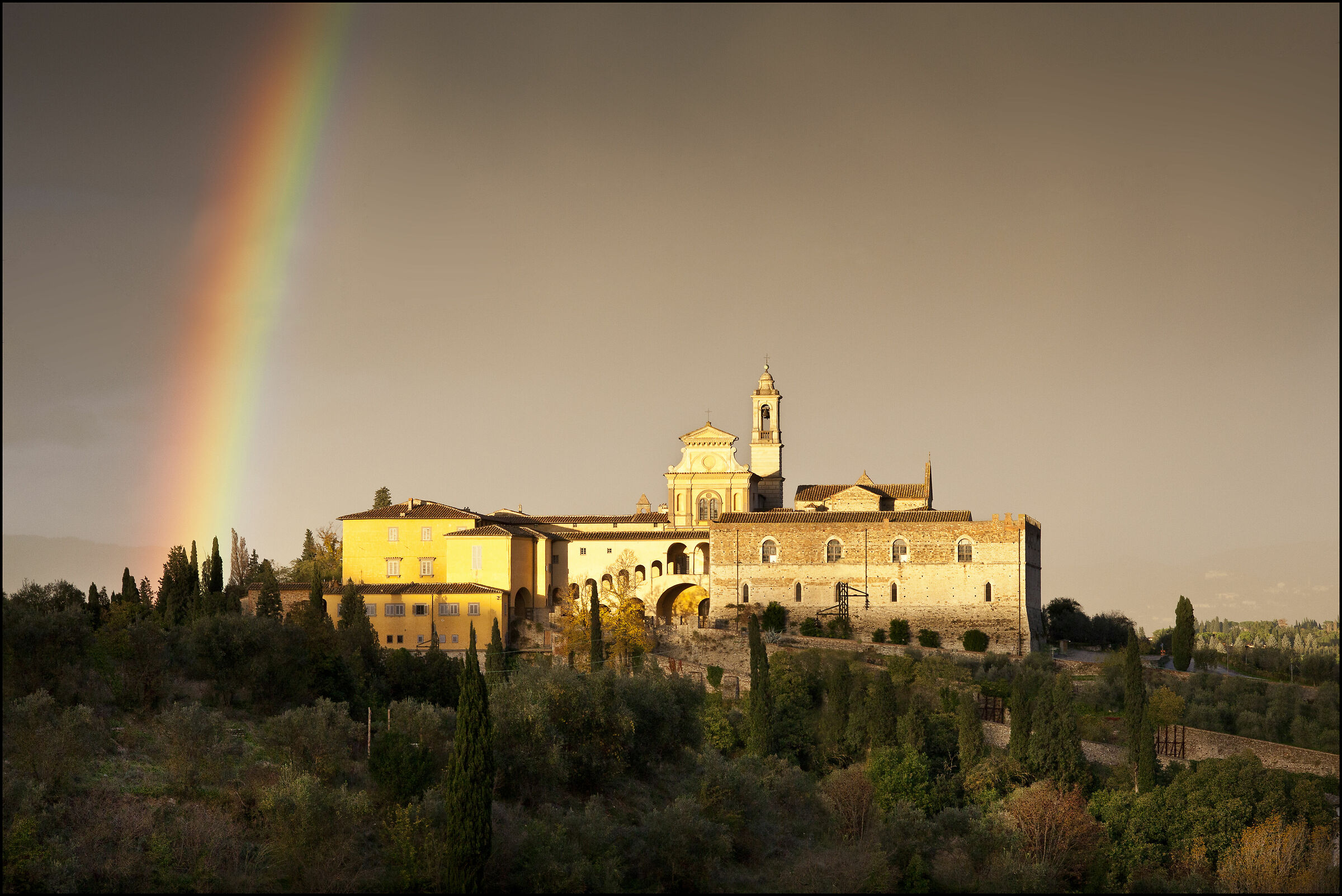Rainbow on Galluzzo's Certosa