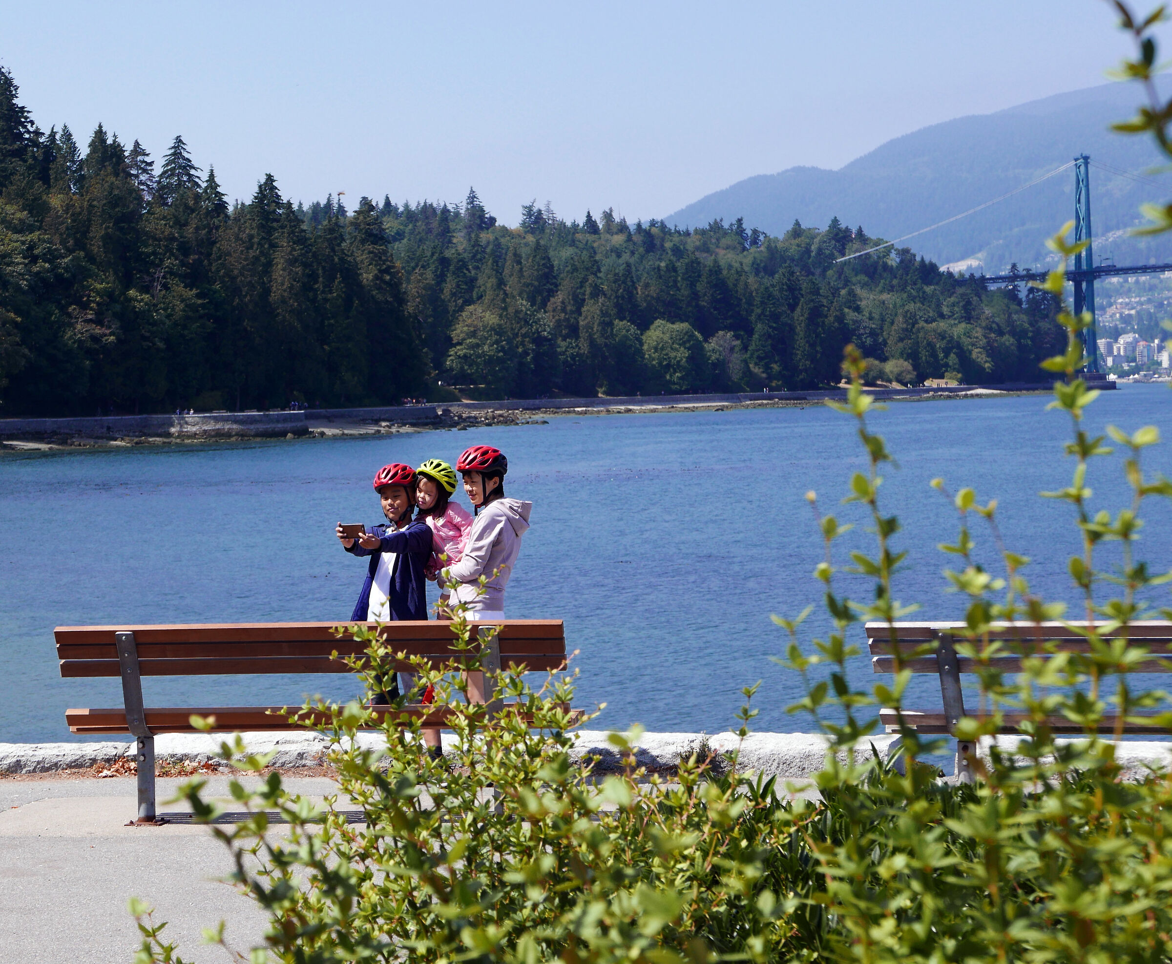 Gruppo di famiglia in esterno