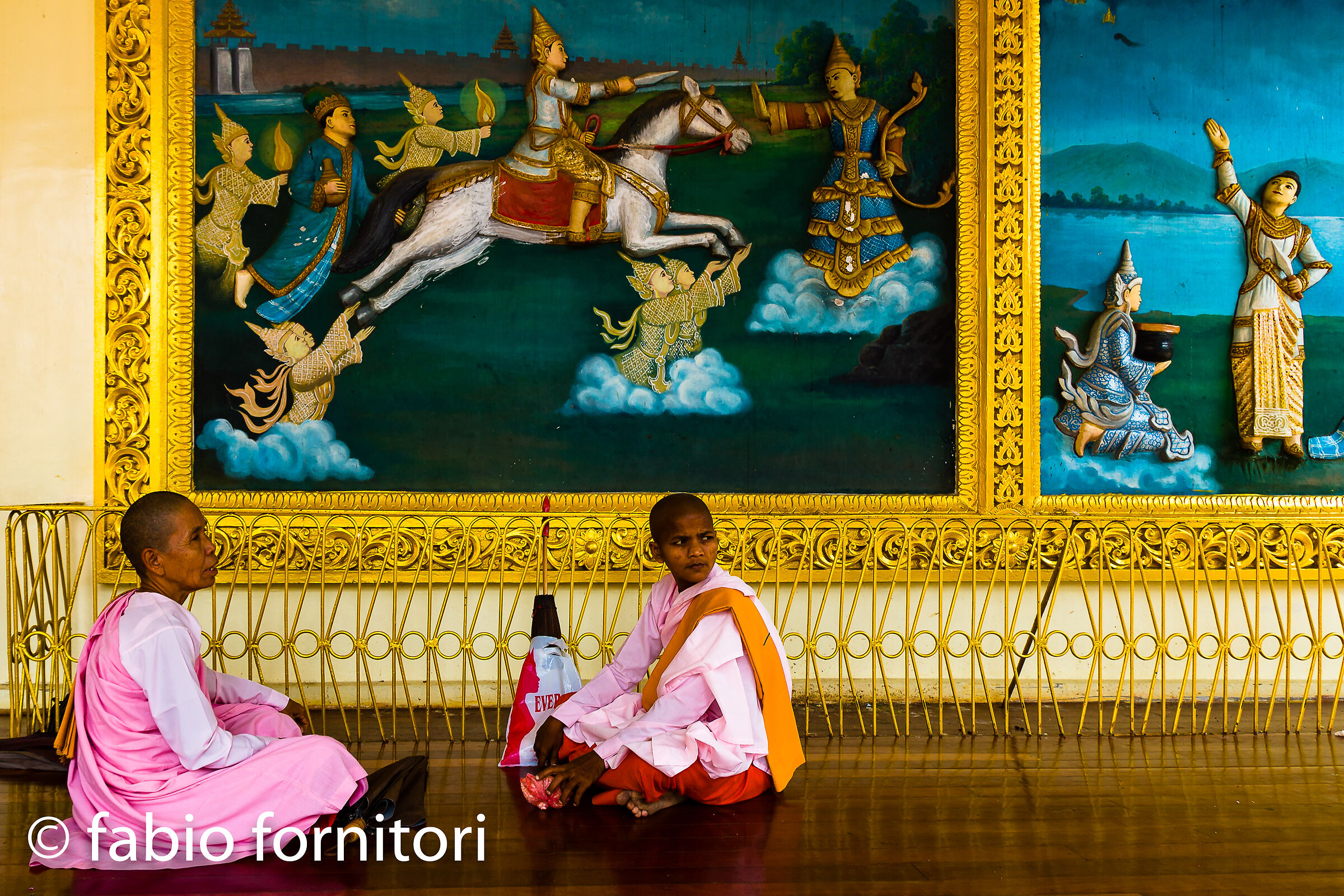 Yangoon Religius people, Myanmar, 2009