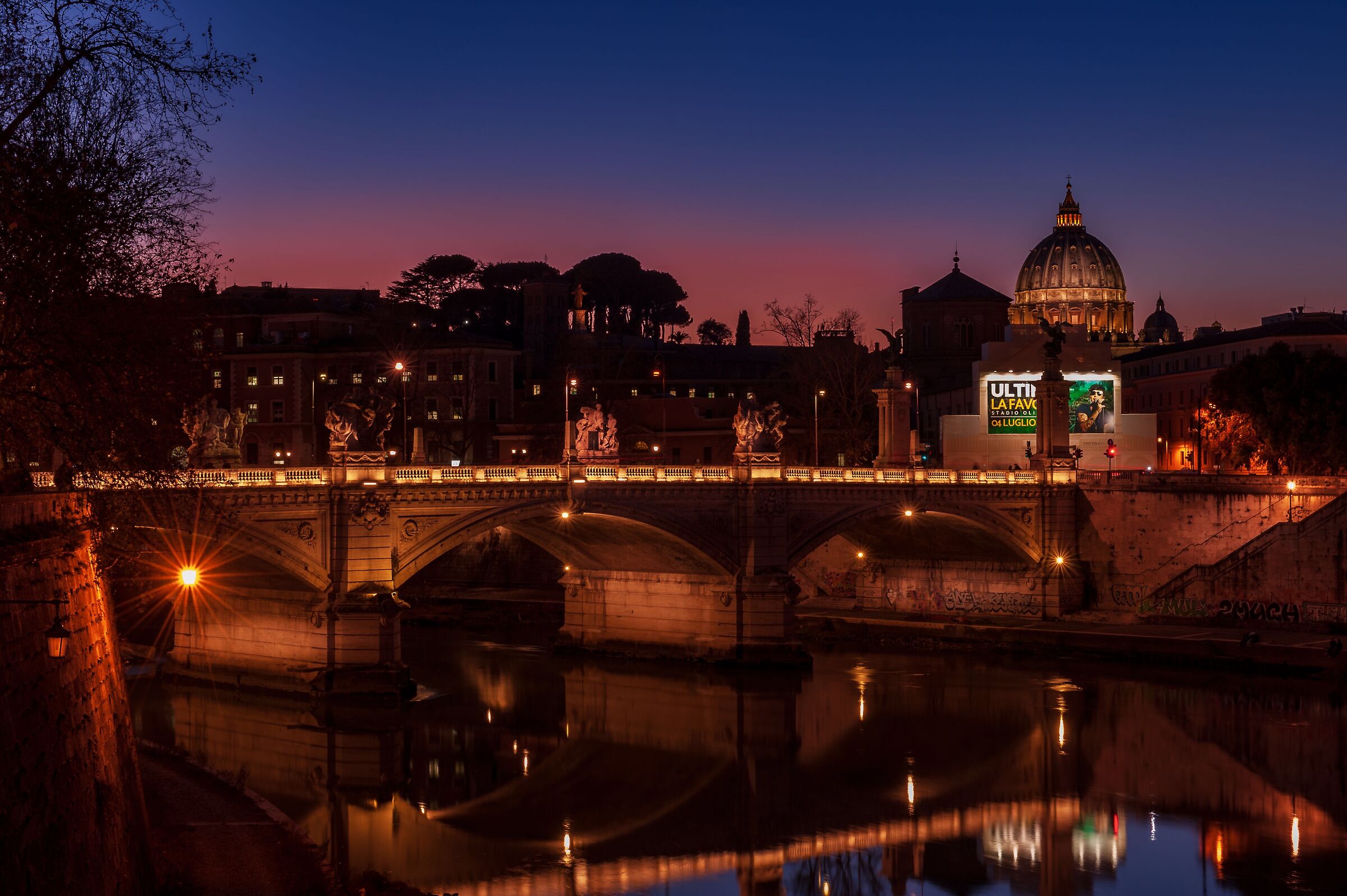 Sunset in Rome
