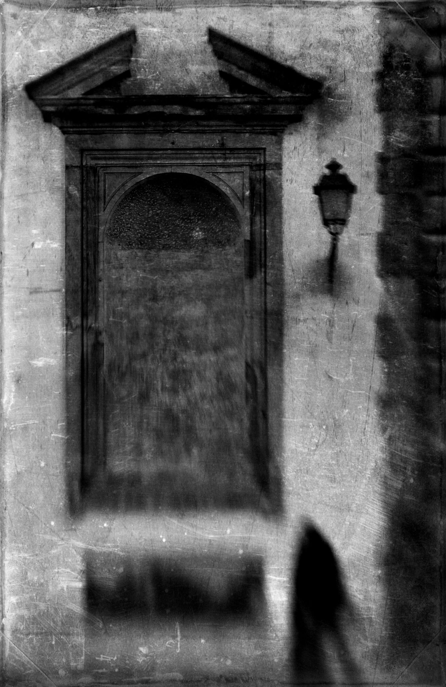 "Down into the gray"