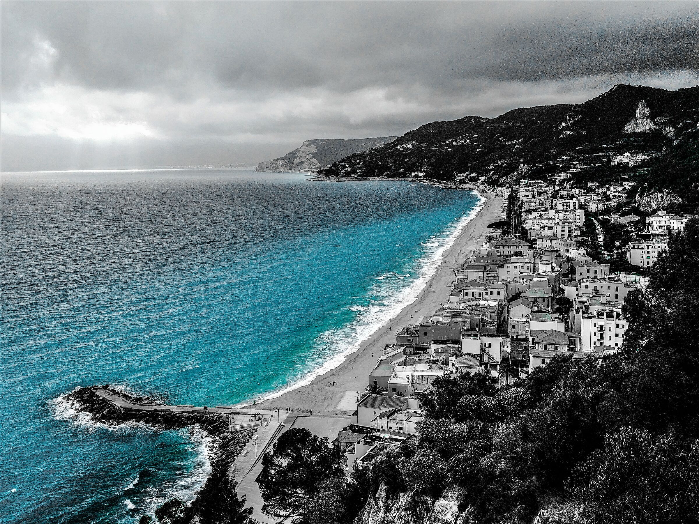 Varigotti view from the Saracen Tower