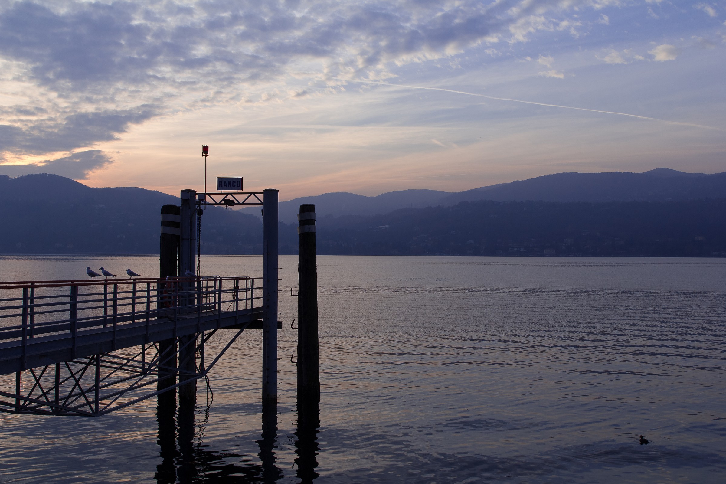 pontile all'ora dorata