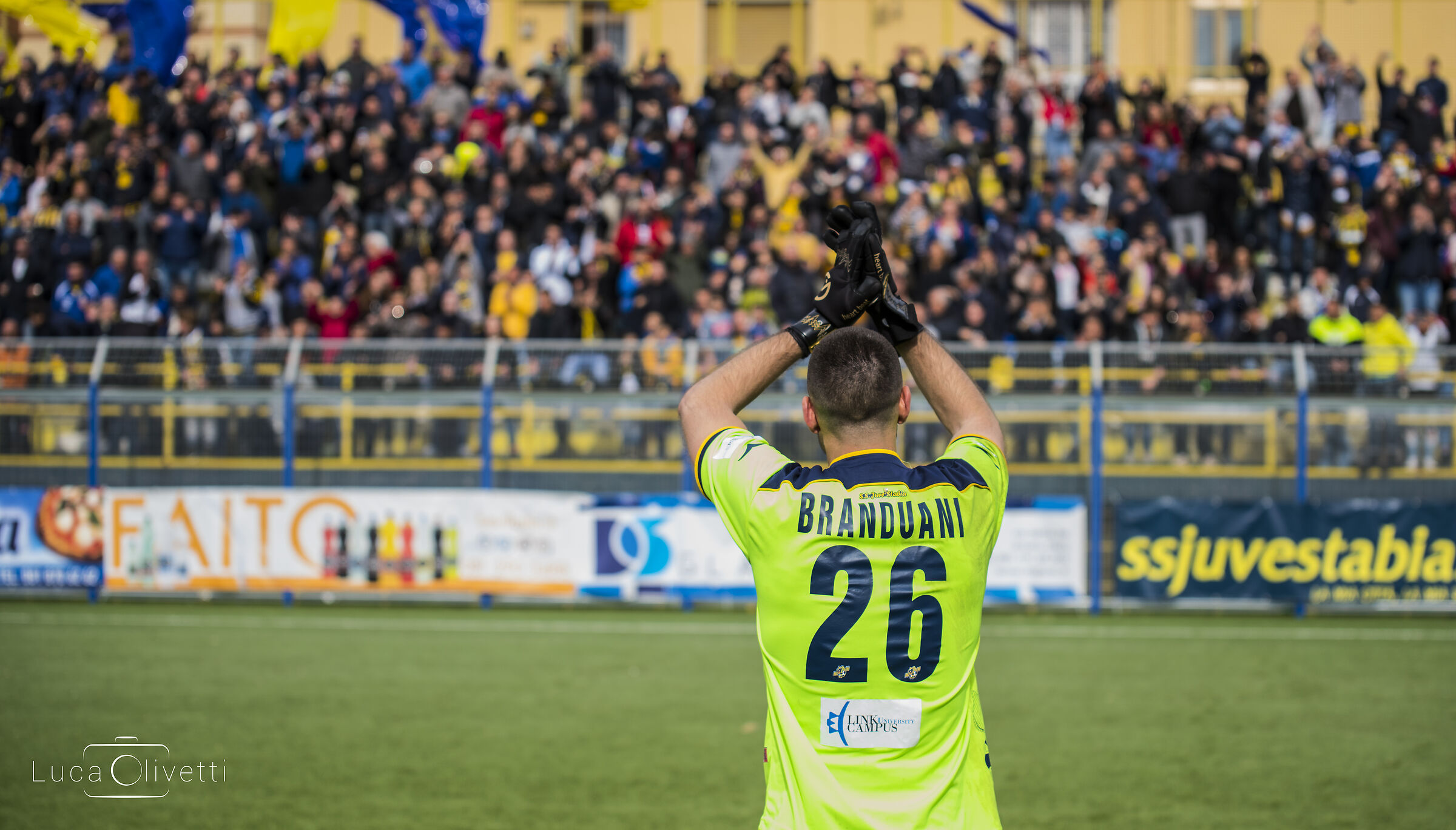 Branduani, portiere della Juve Stabia a fine partirta