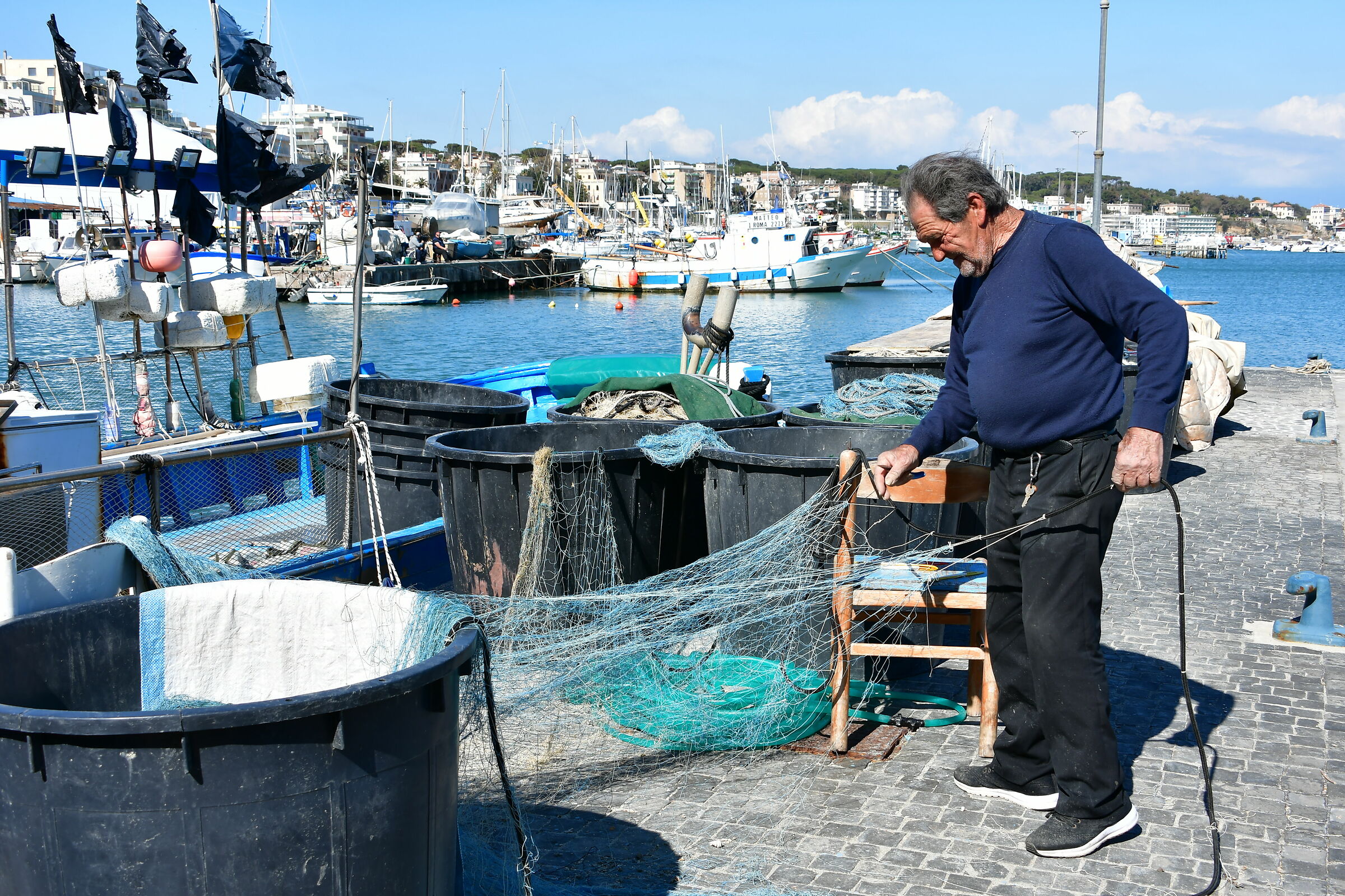 ......... A life of hard work for the sea