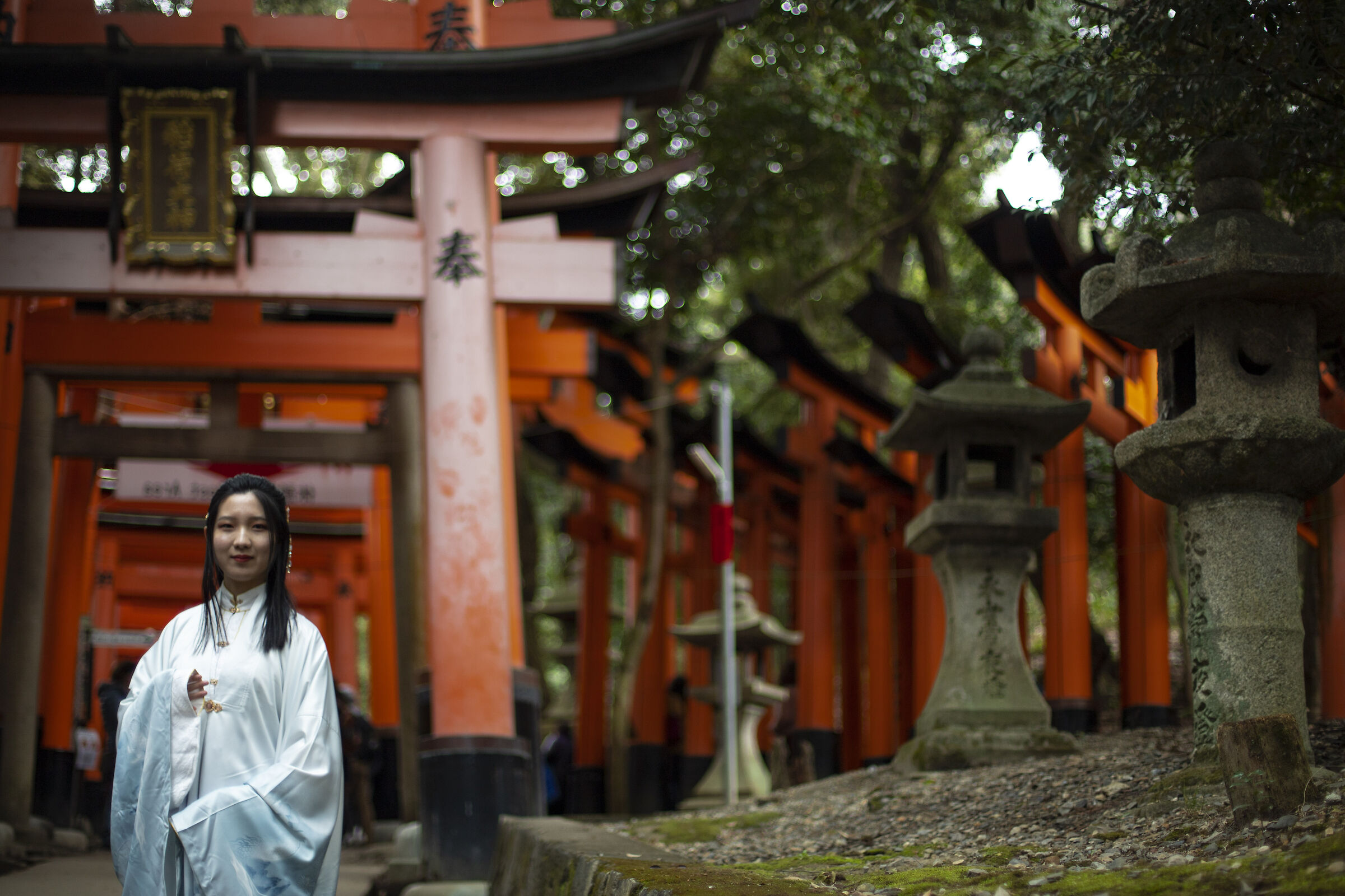 Girl at Fushimi Inari