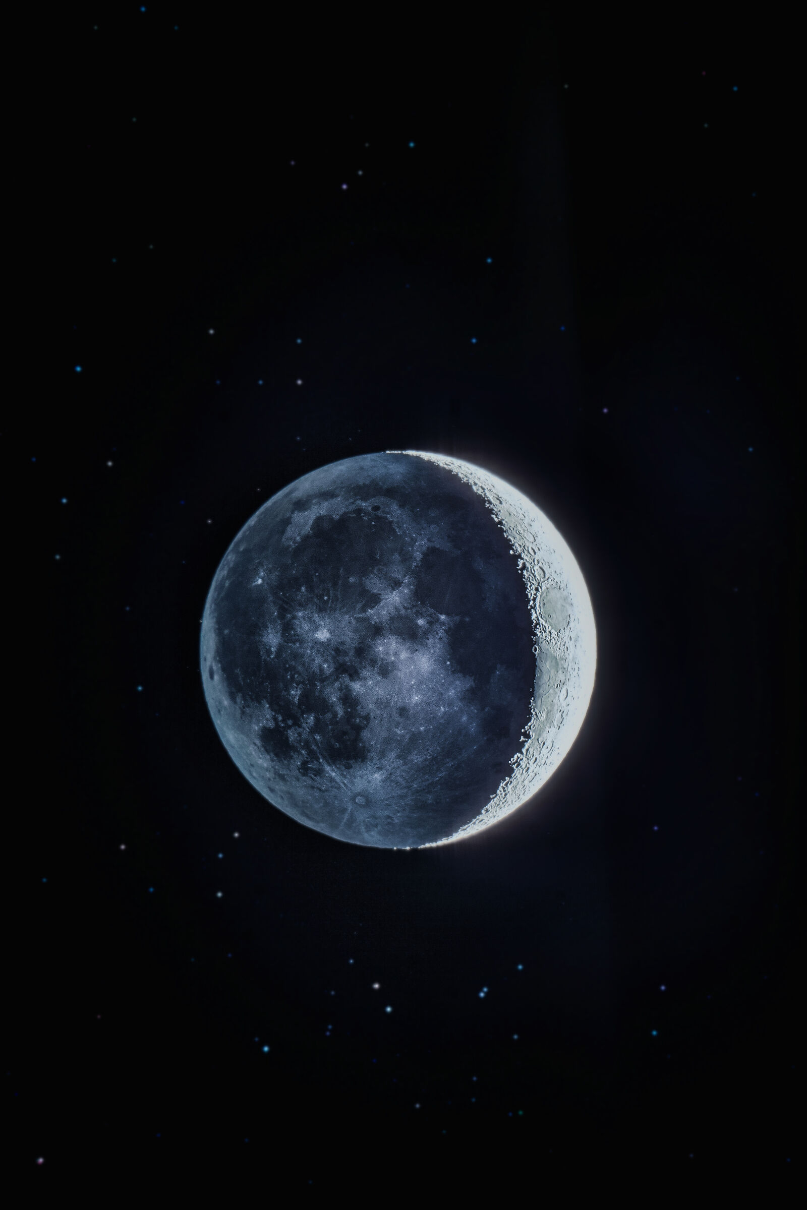 La Luna e le stelle in HDR