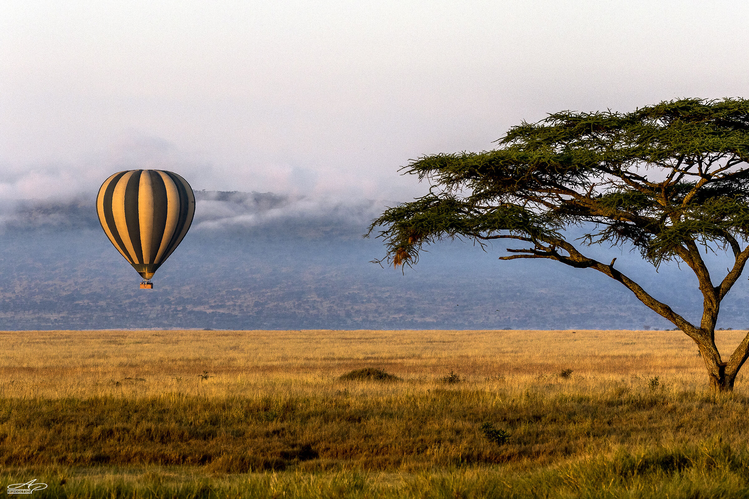 Africa by hot air balloon