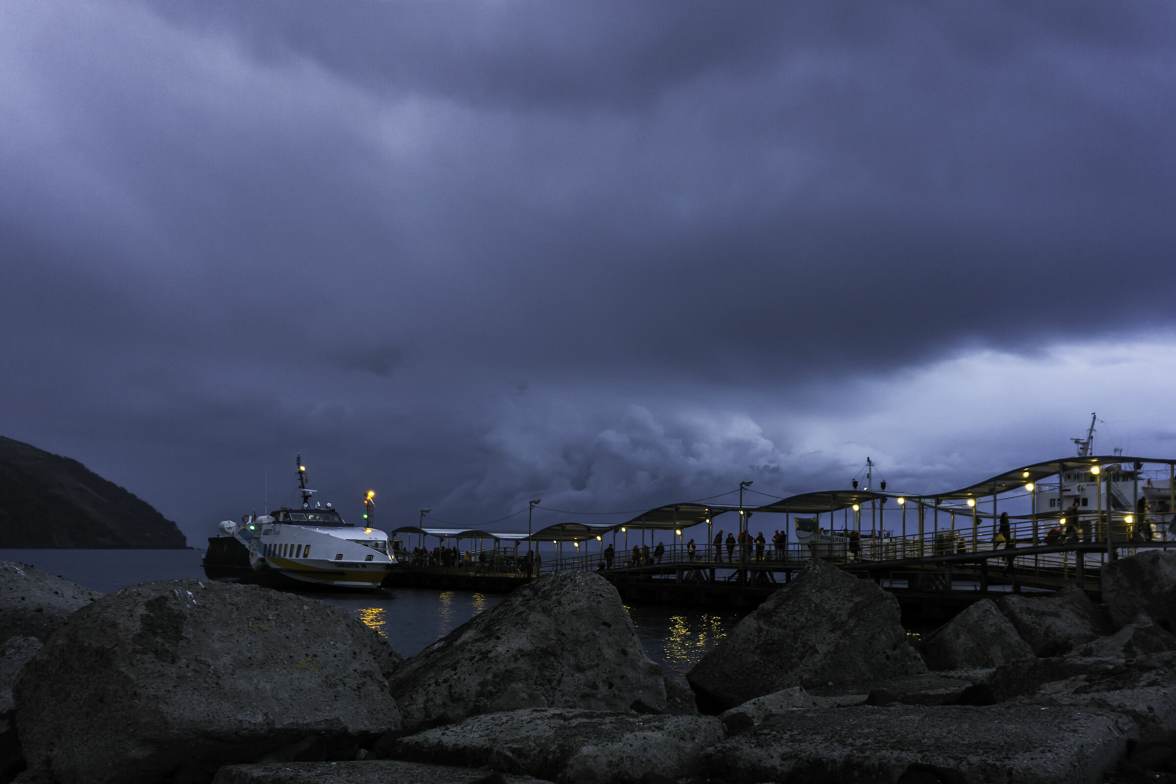Hydrofoil to the Pier