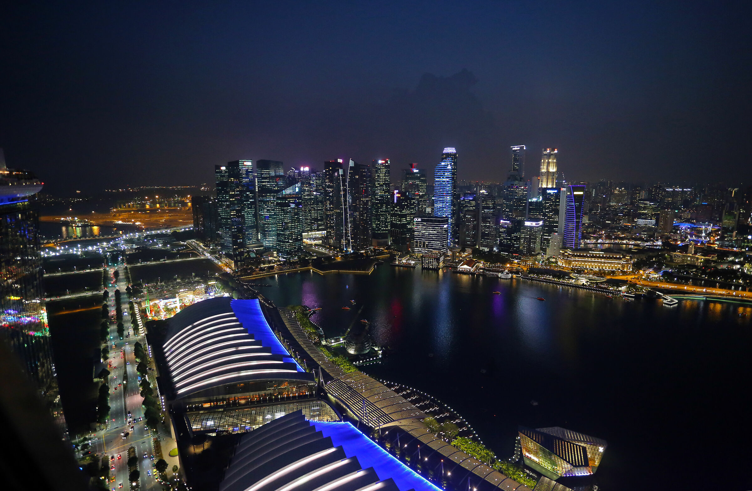 Singapore, glimpse from the Marina Bay Sands