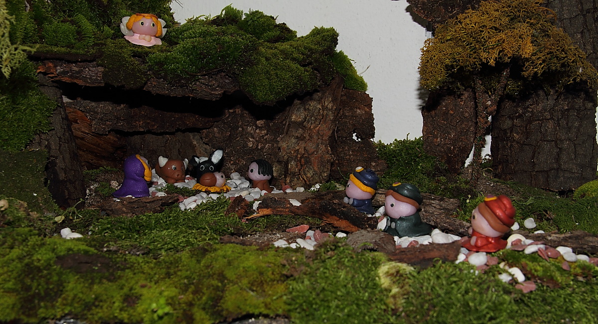 nativity in polymer clay