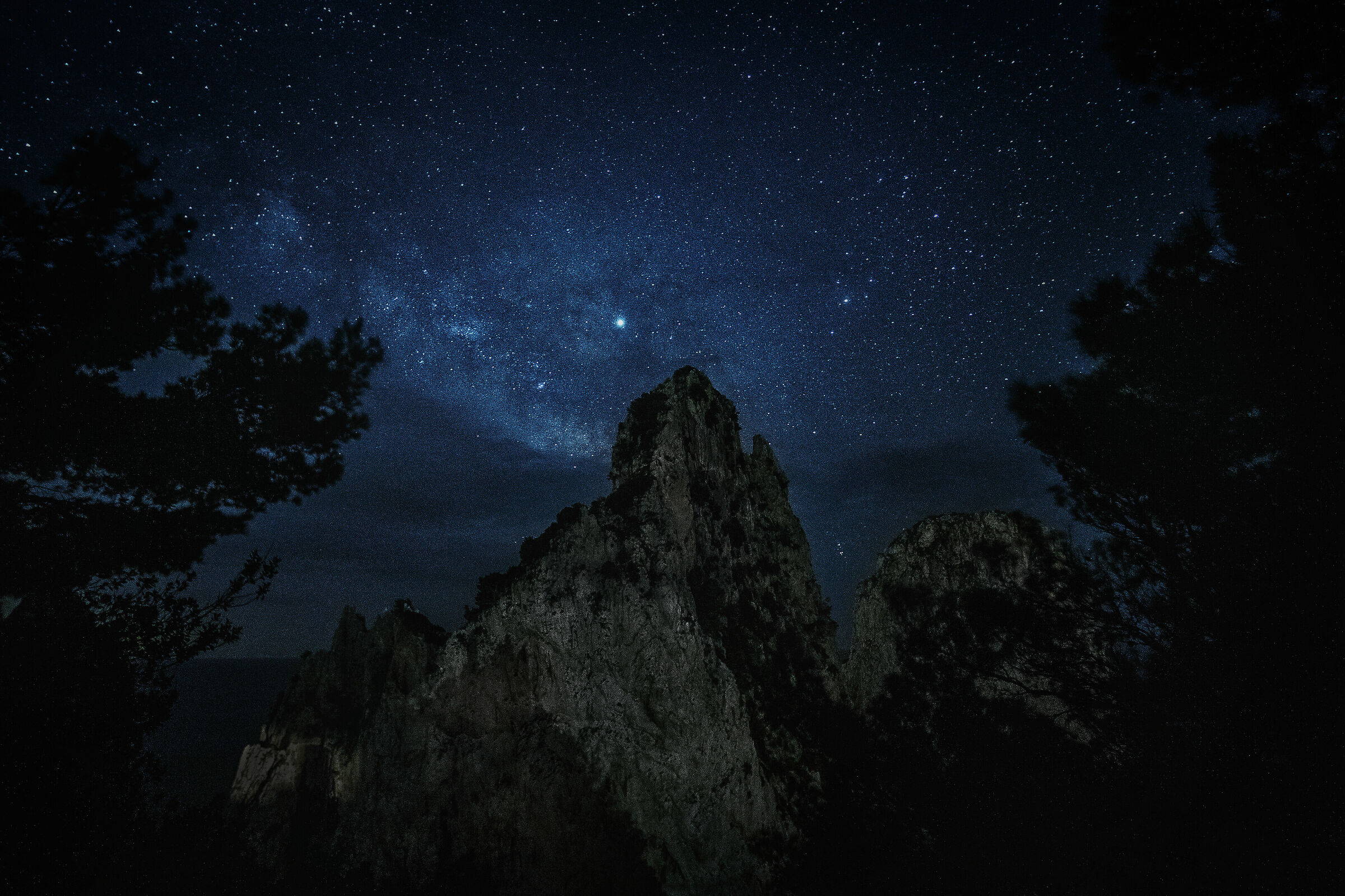 My first Milky Way on The Faraglioni of Capri